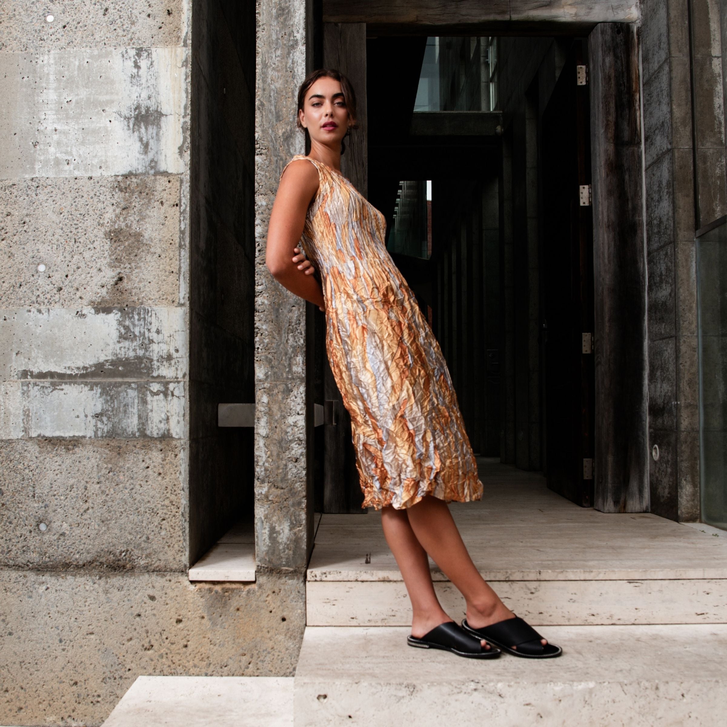 Smash Pocket Dress - Glossy