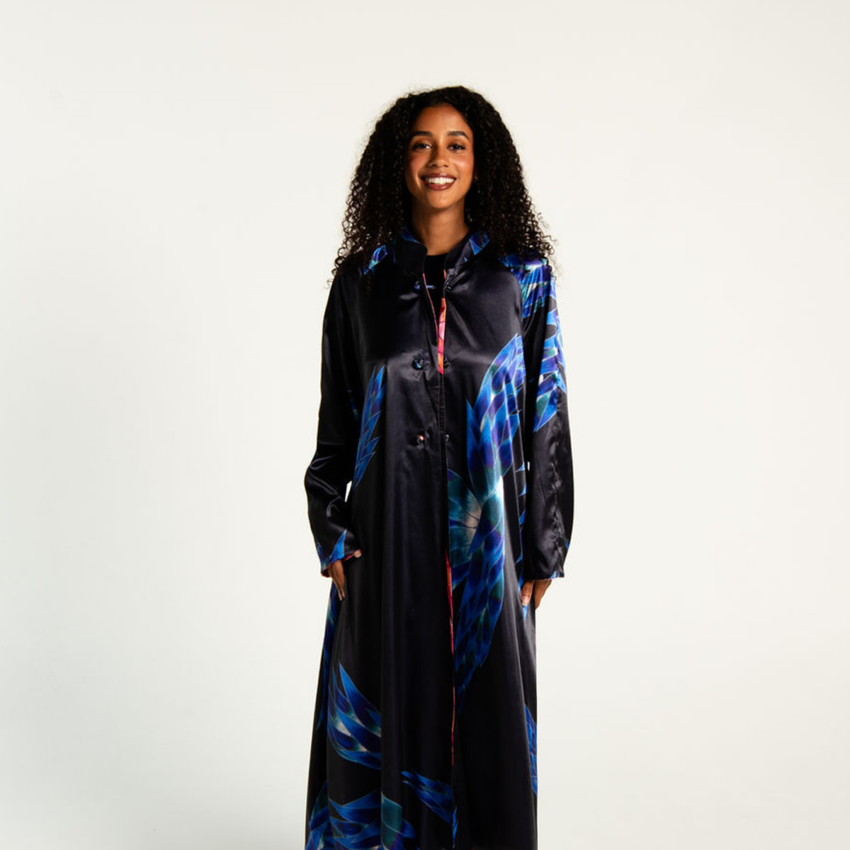 Reversible Satin Coat