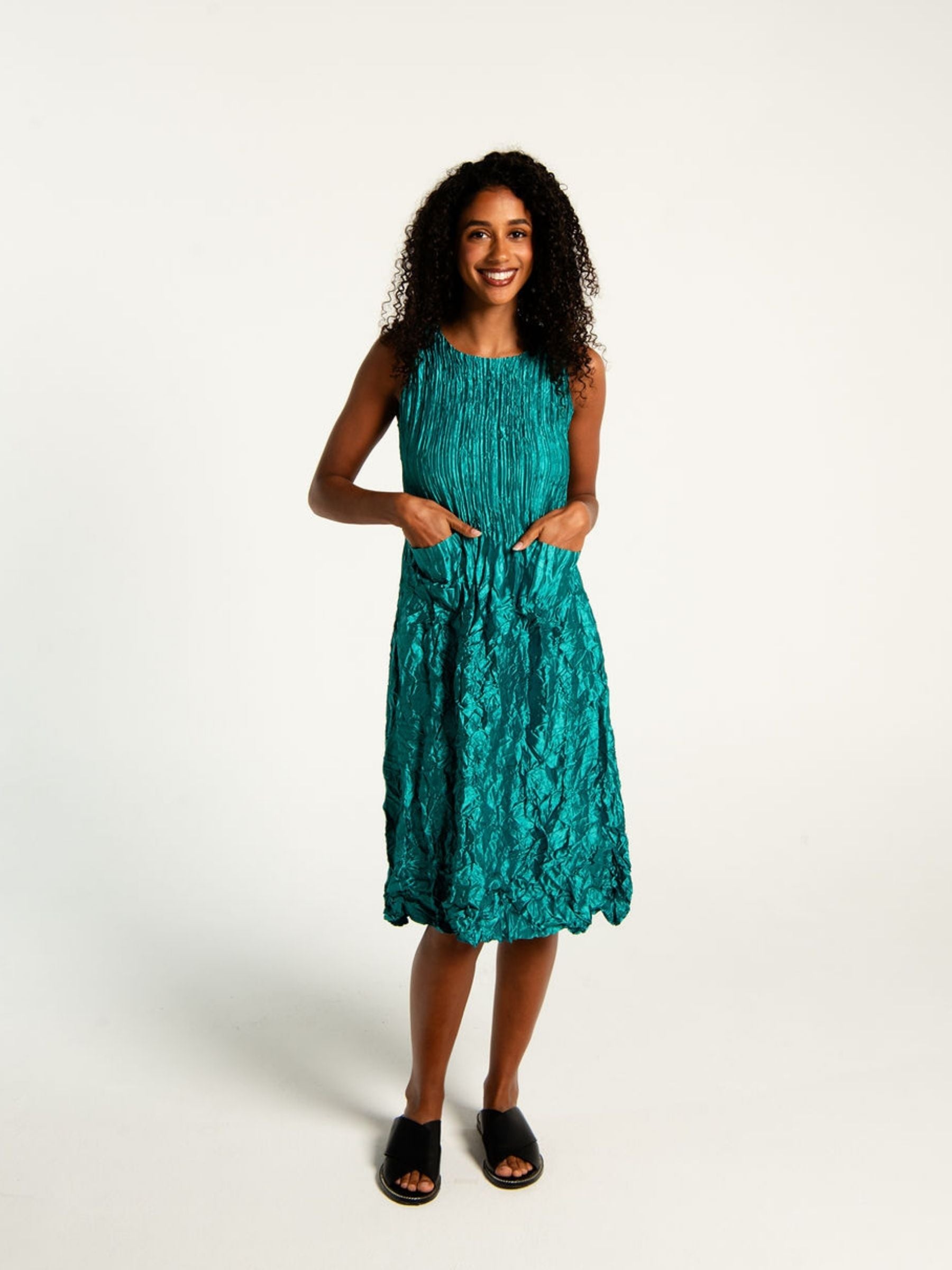 Smash Pocket Dress - Glossy