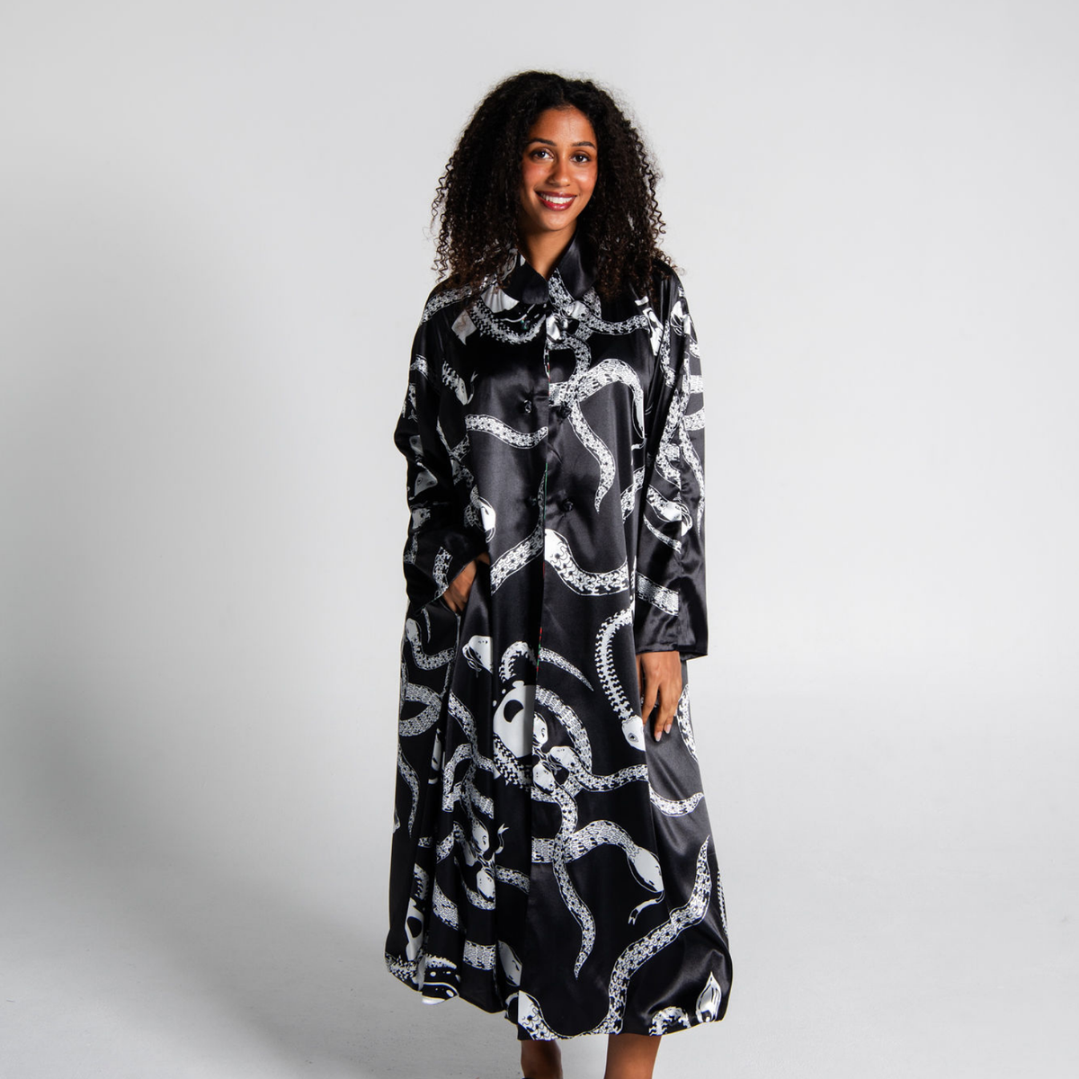 Reversible Satin Coat