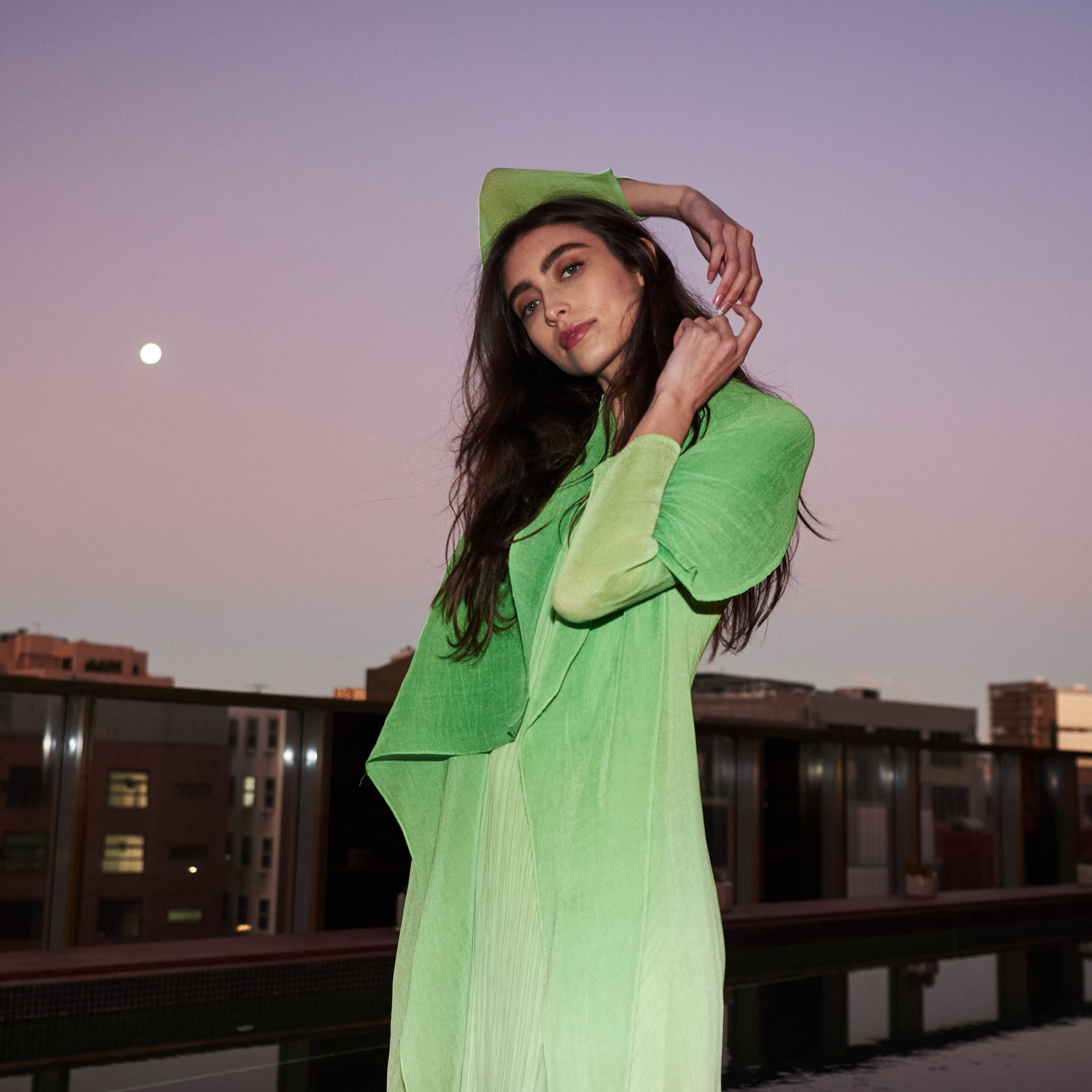 Collare Coat - Ombre