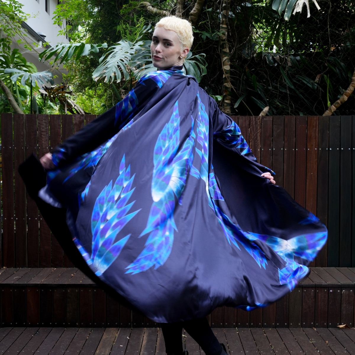 Reversible Satin Coat