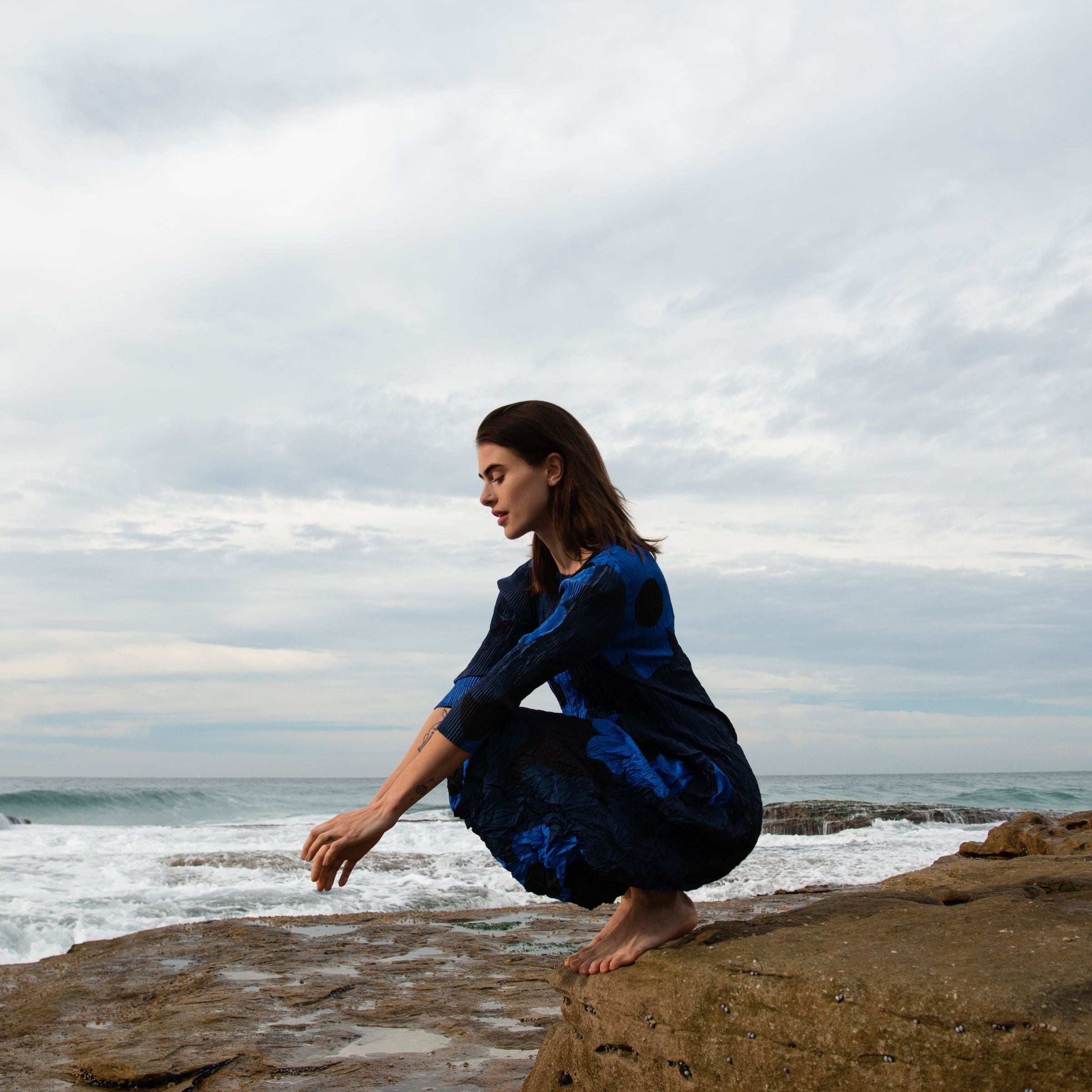 3/4 Sleeve Smash Pocket Dress - Prints | AW24