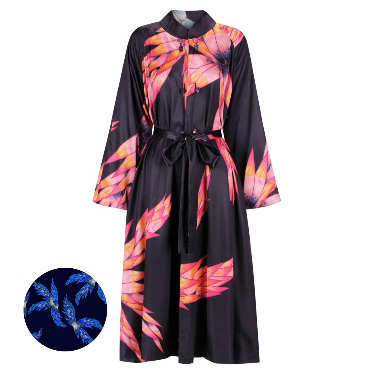 Reversible Satin Coat