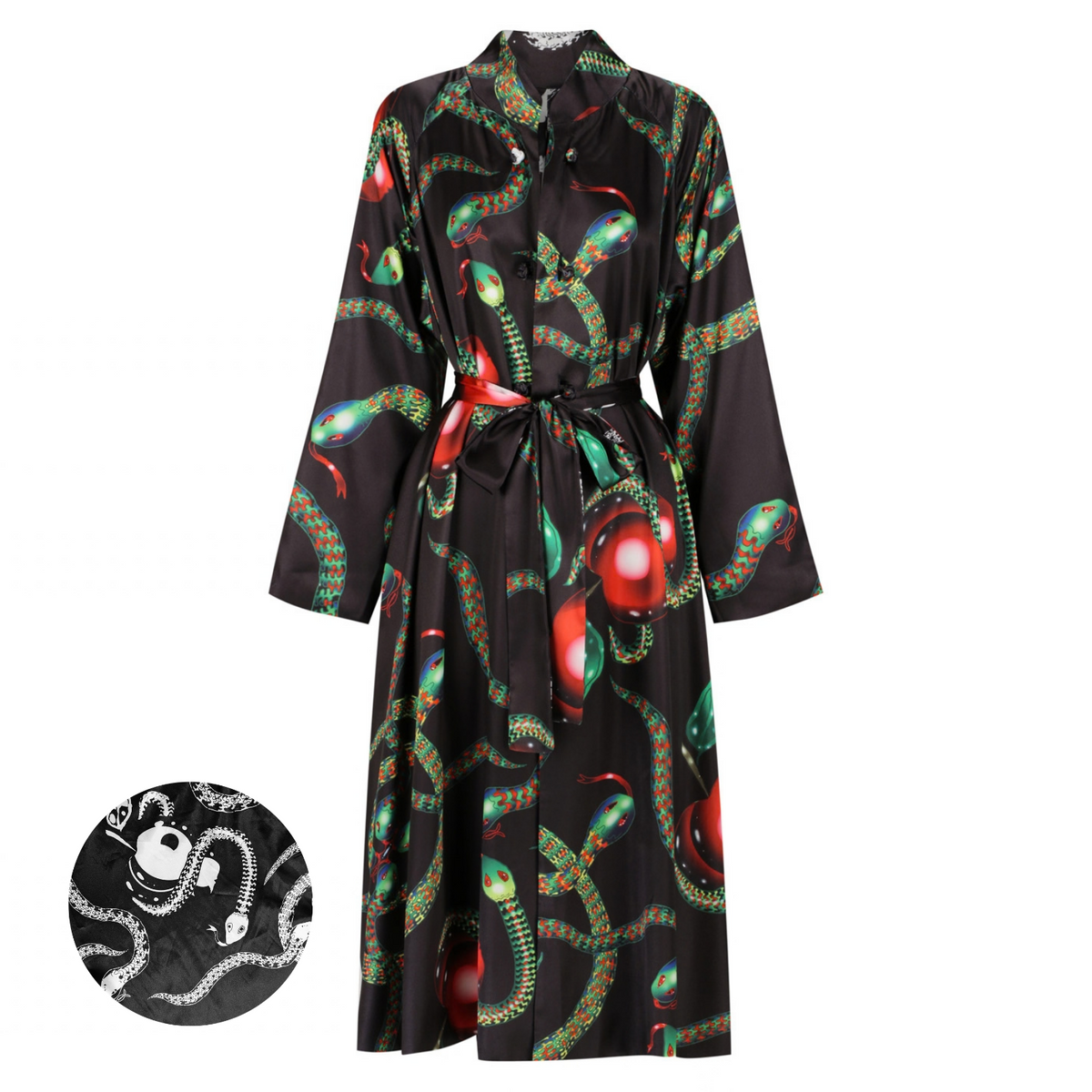 Reversible Satin Coat