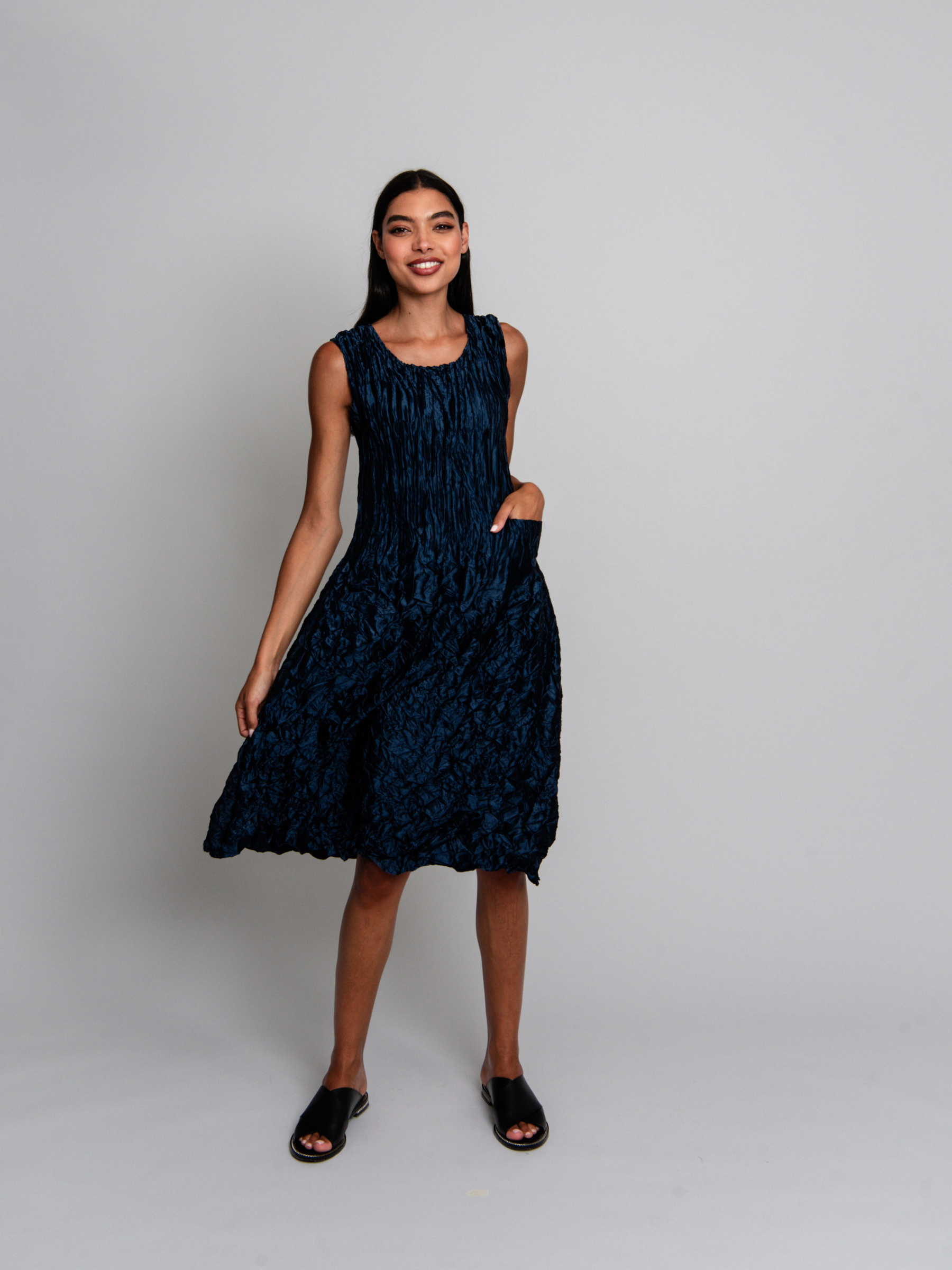Smash Pocket Dress - Glossy