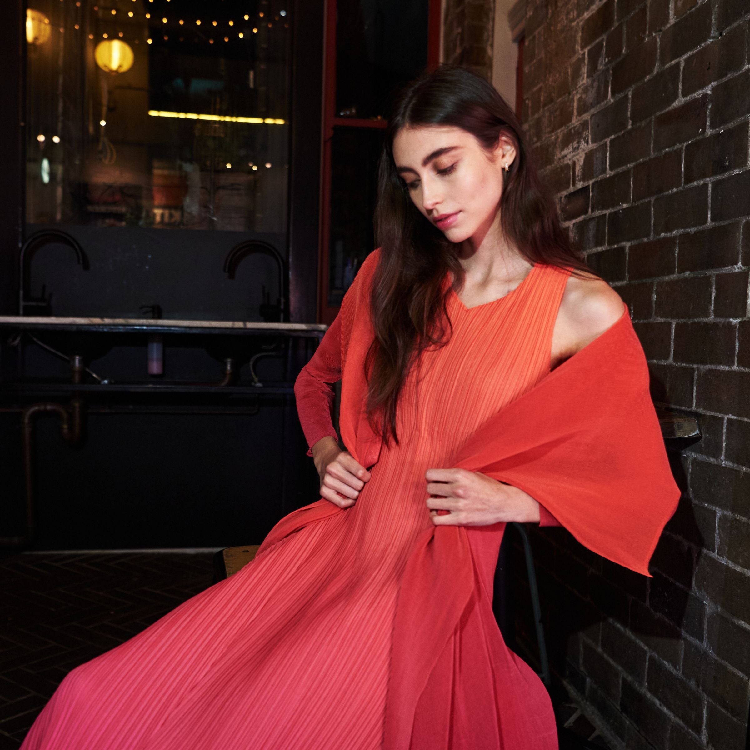 Collare Coat - Ombre