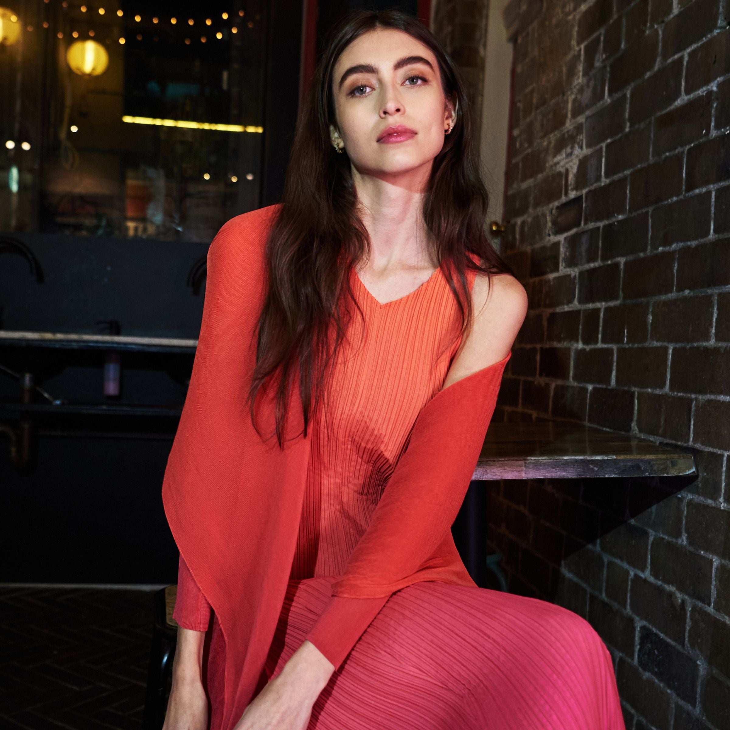 Collare Coat - Ombre