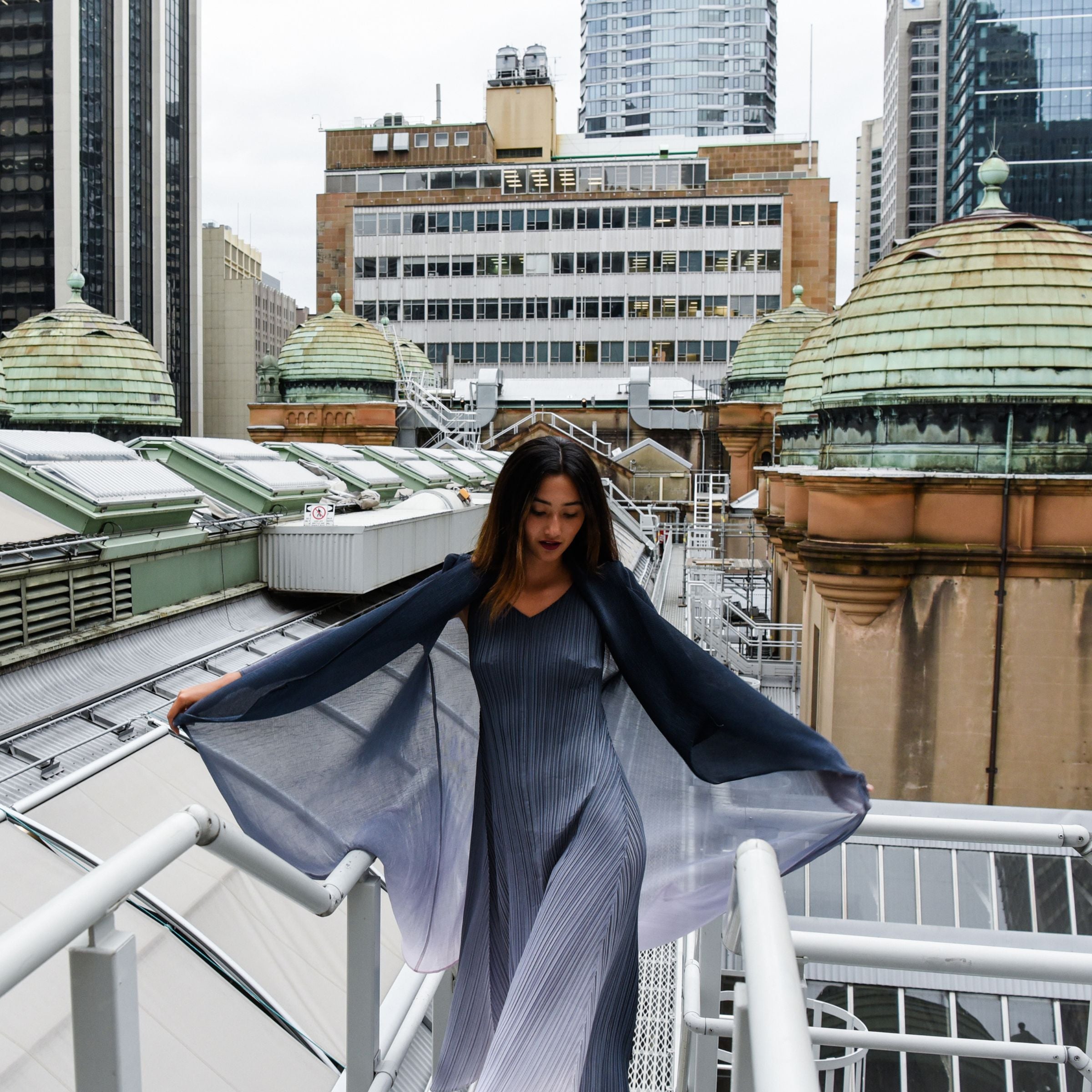 Collare Coat - Ombre