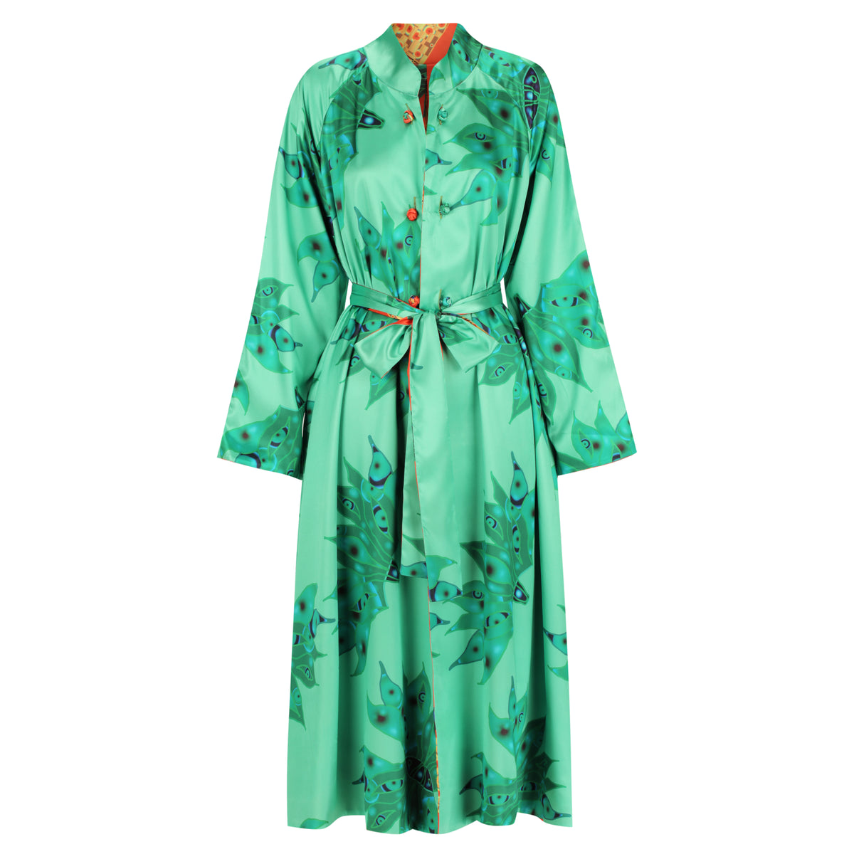Reversible Satin Coat