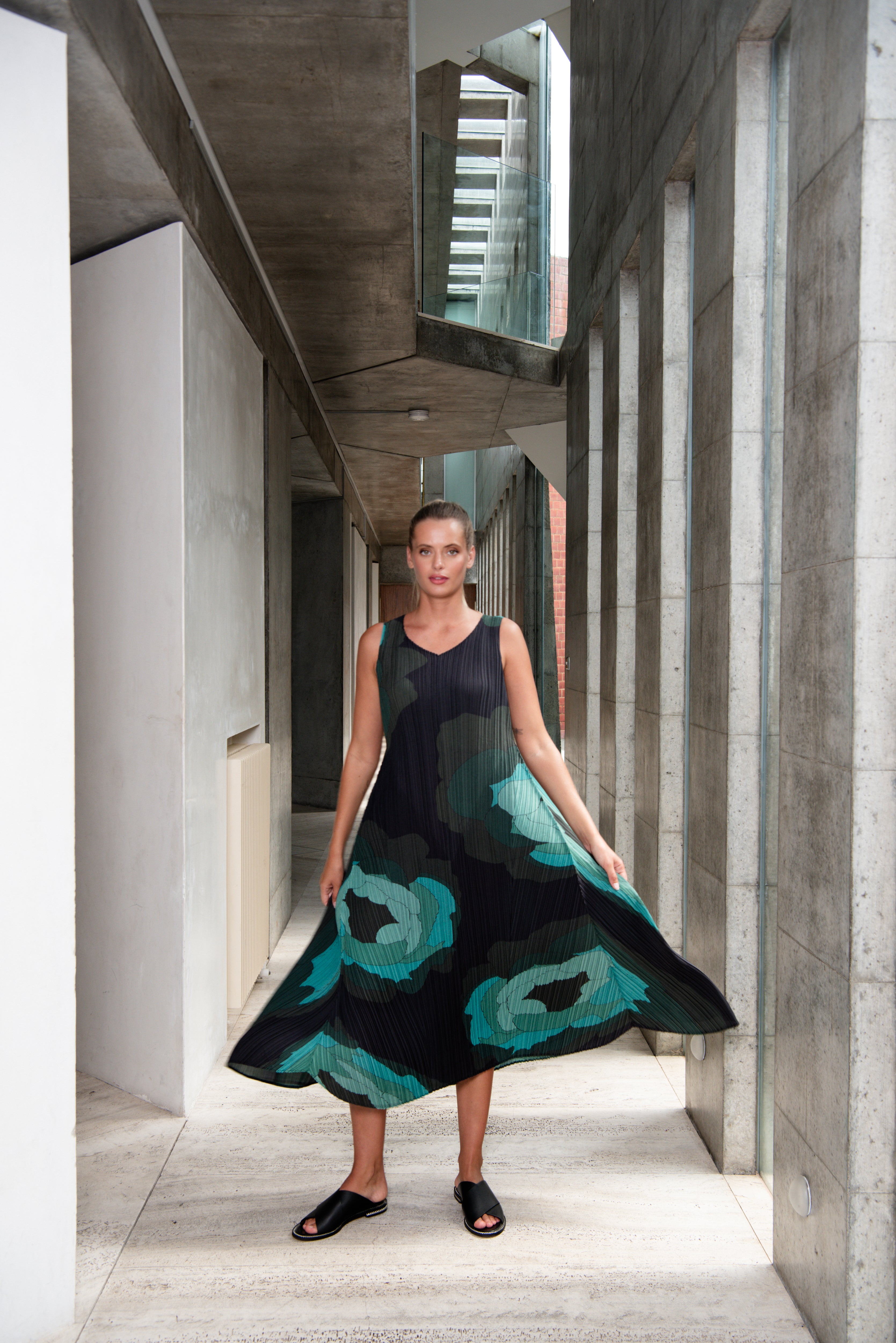 Long Estrella Dress - Prints