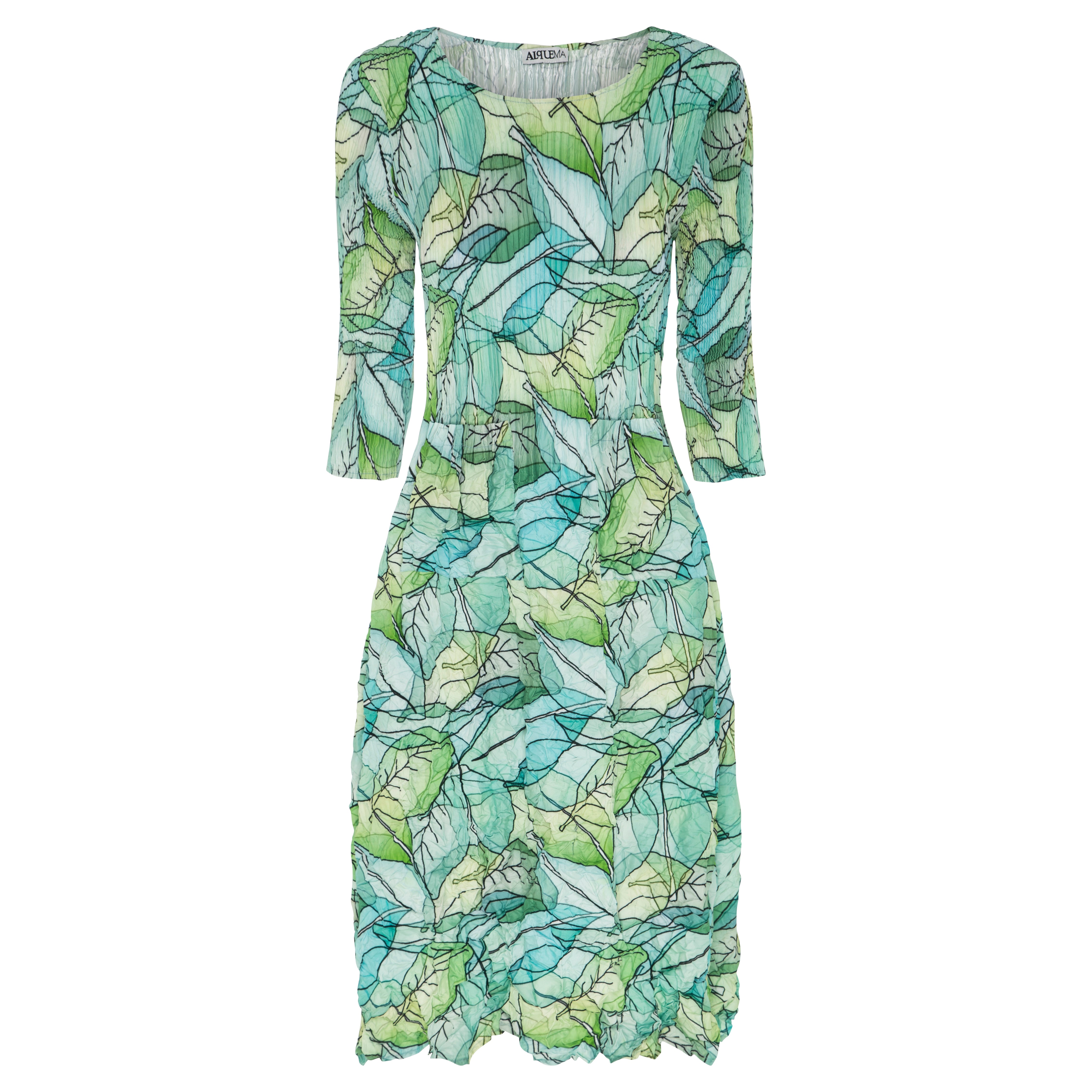 3/4 Sleeve Smash Dress - Prints