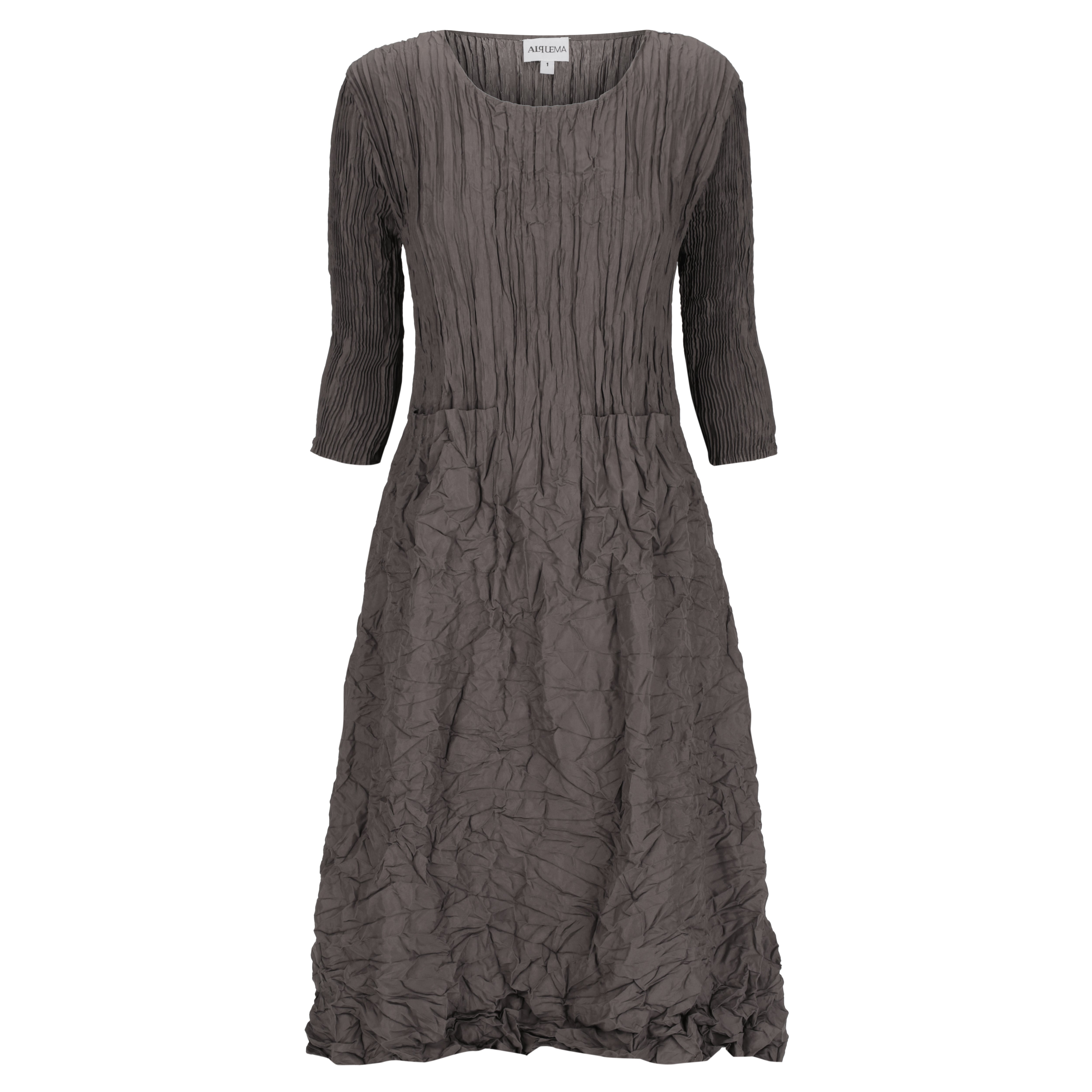 3/4 Sleeve Smash Pocket Dress - Plain Colours | AW26