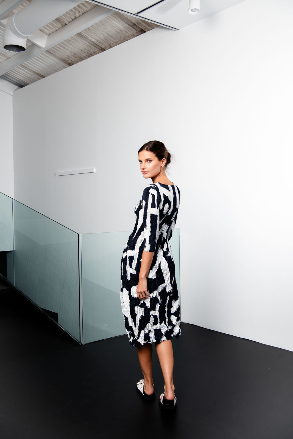 3/4 Sleeve Smash Pocket Dress - Prints | AW24