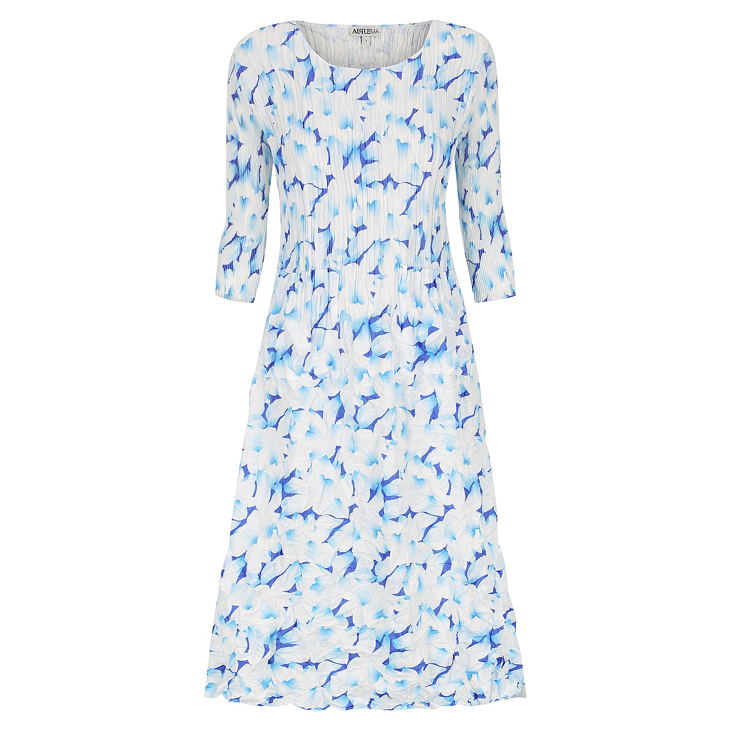 3/4 Sleeve Smash Pocket Dress - Prints | AW24