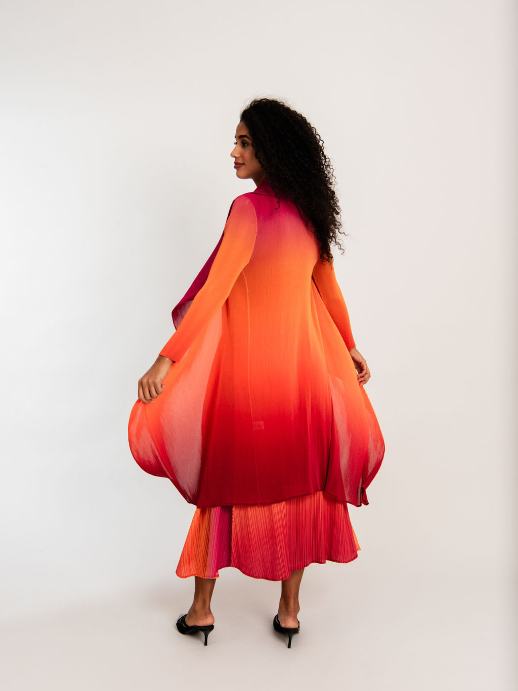 Collare Coat - Ombre