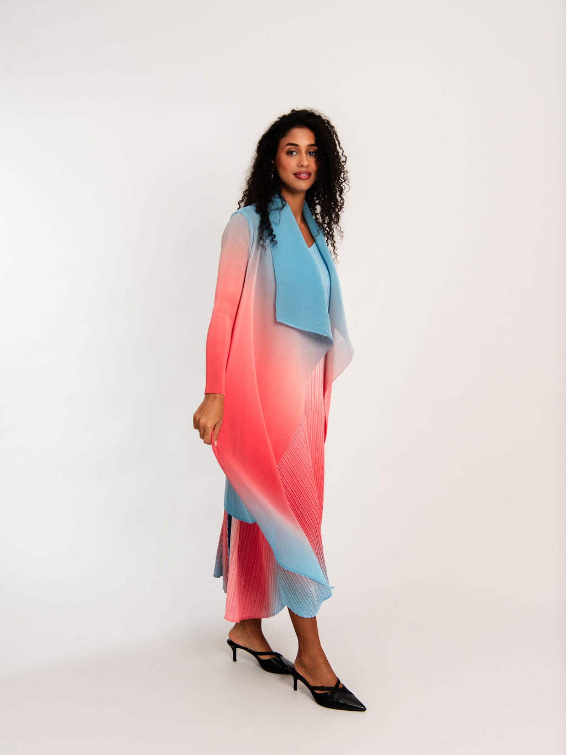 Collare Coat - Ombre