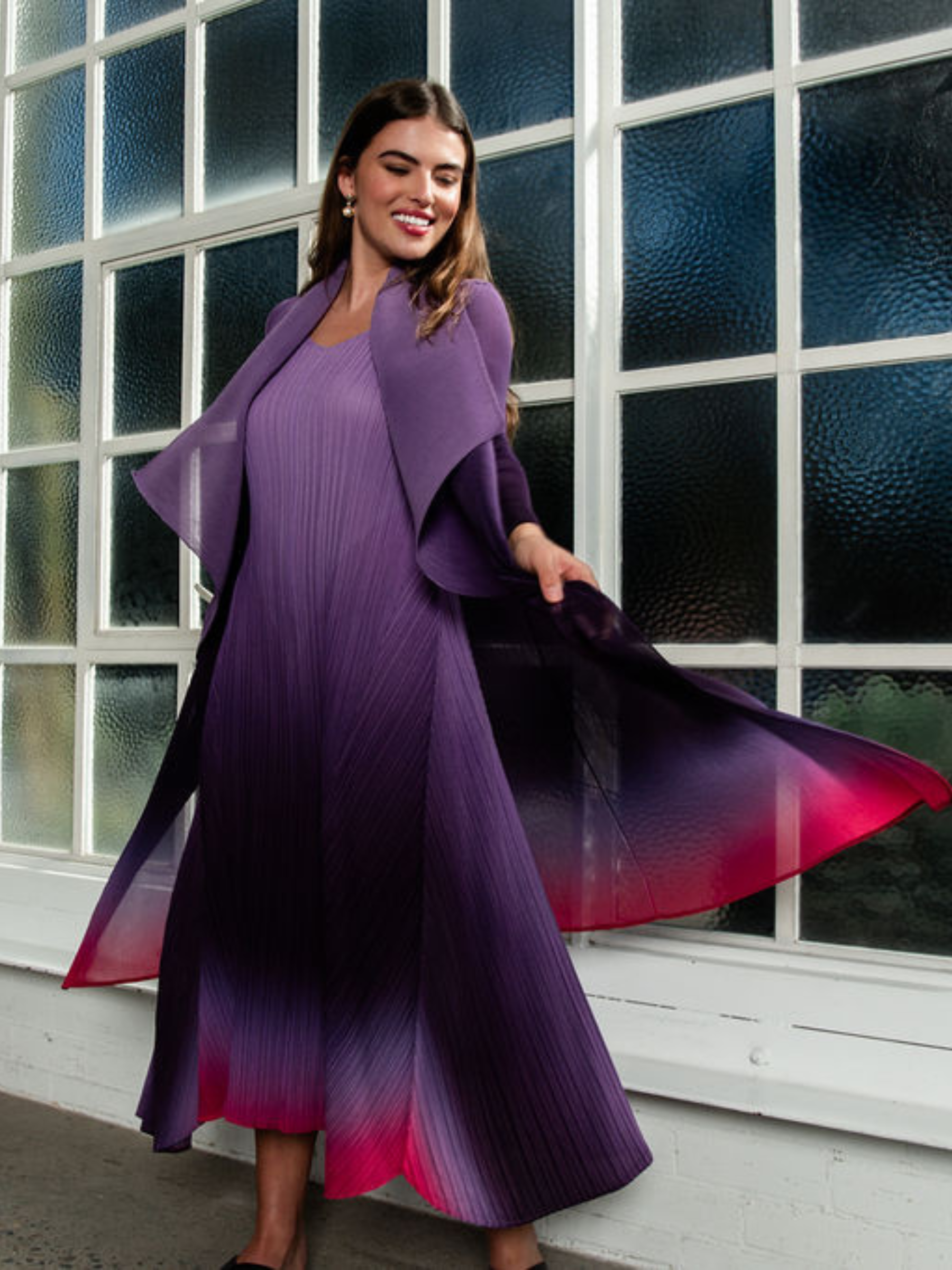 Collare Coat - Ombre