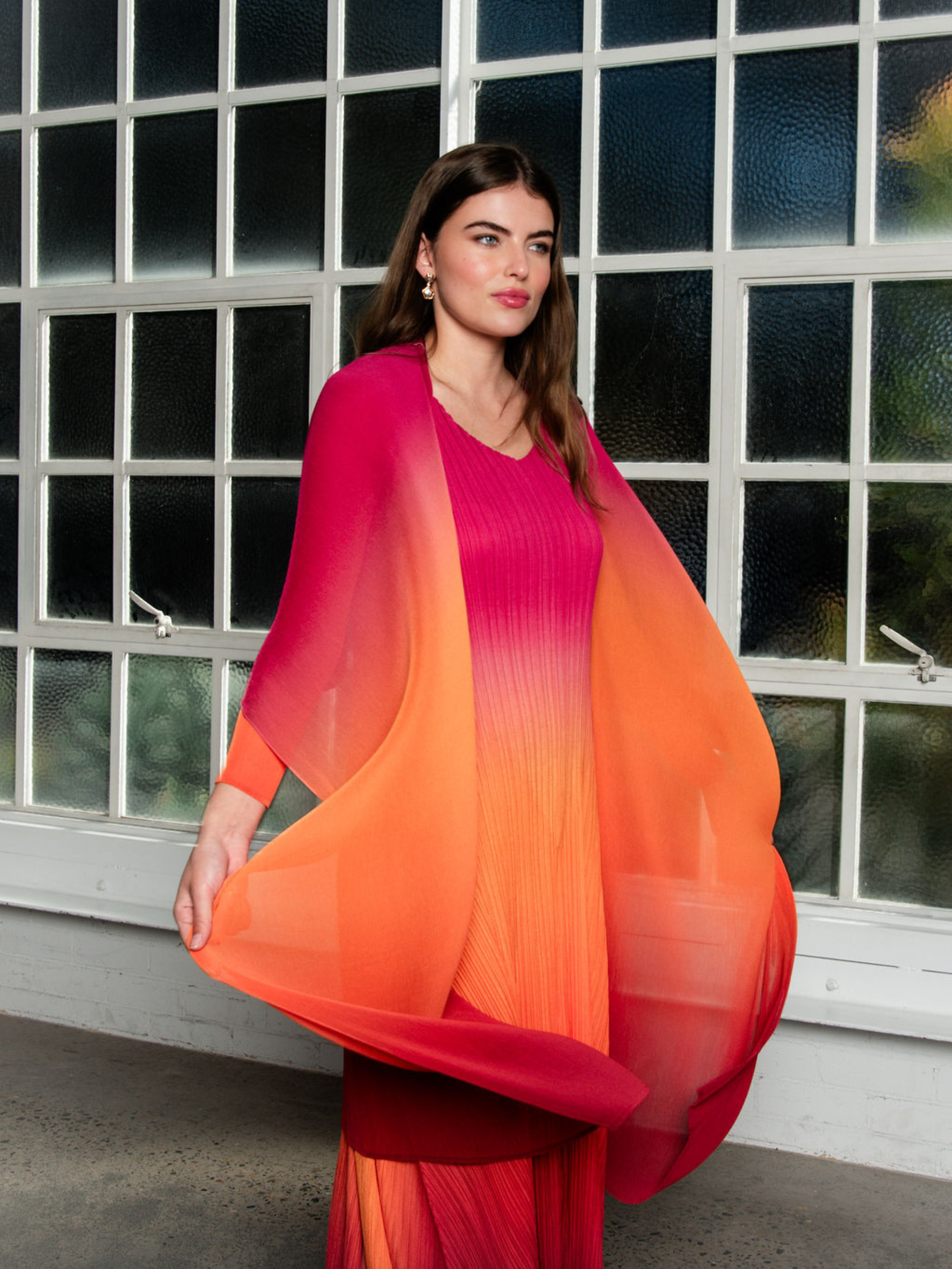 Collare Coat - Ombre