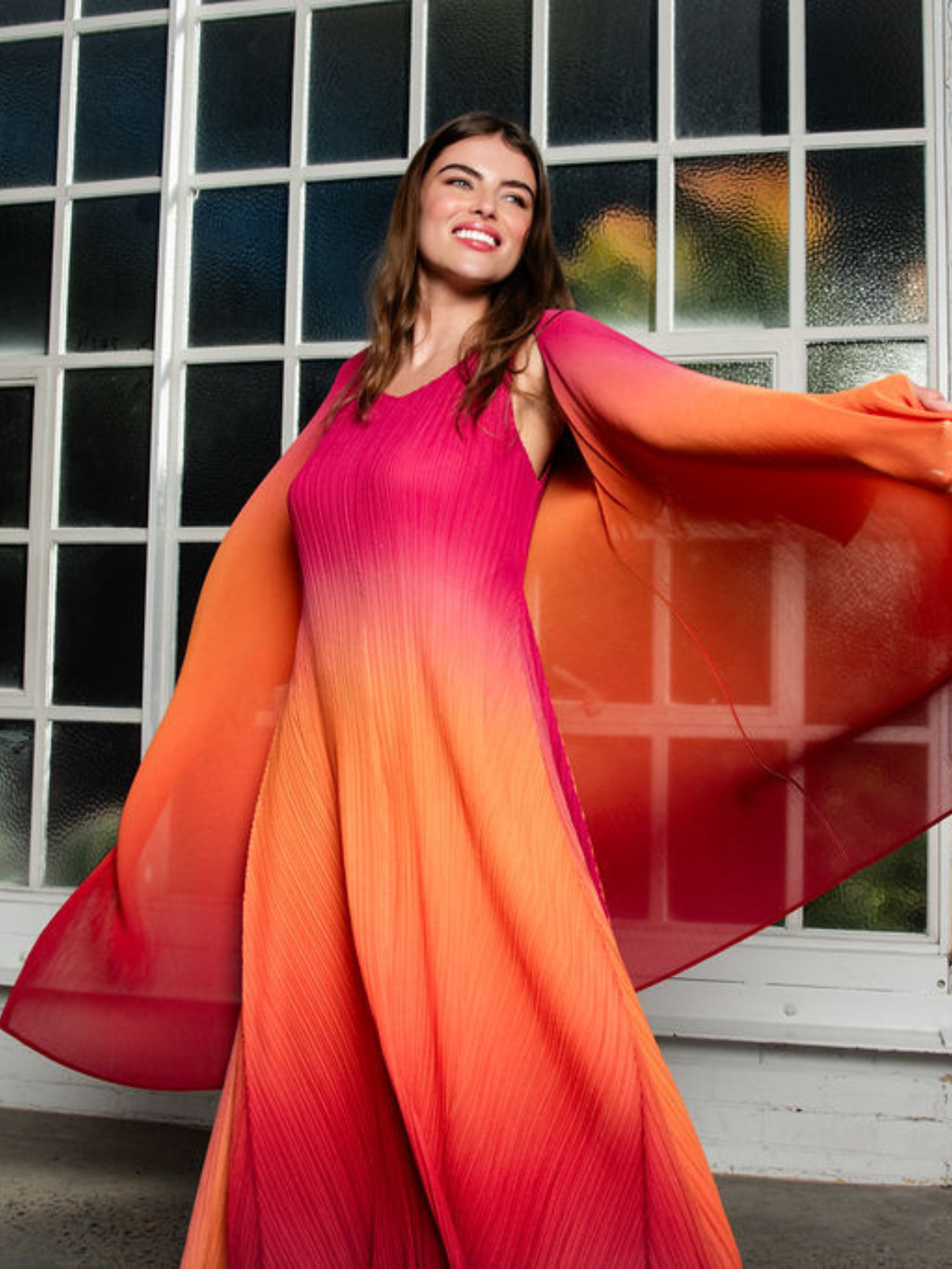 Long Estrella Dress - Ombre | SS25