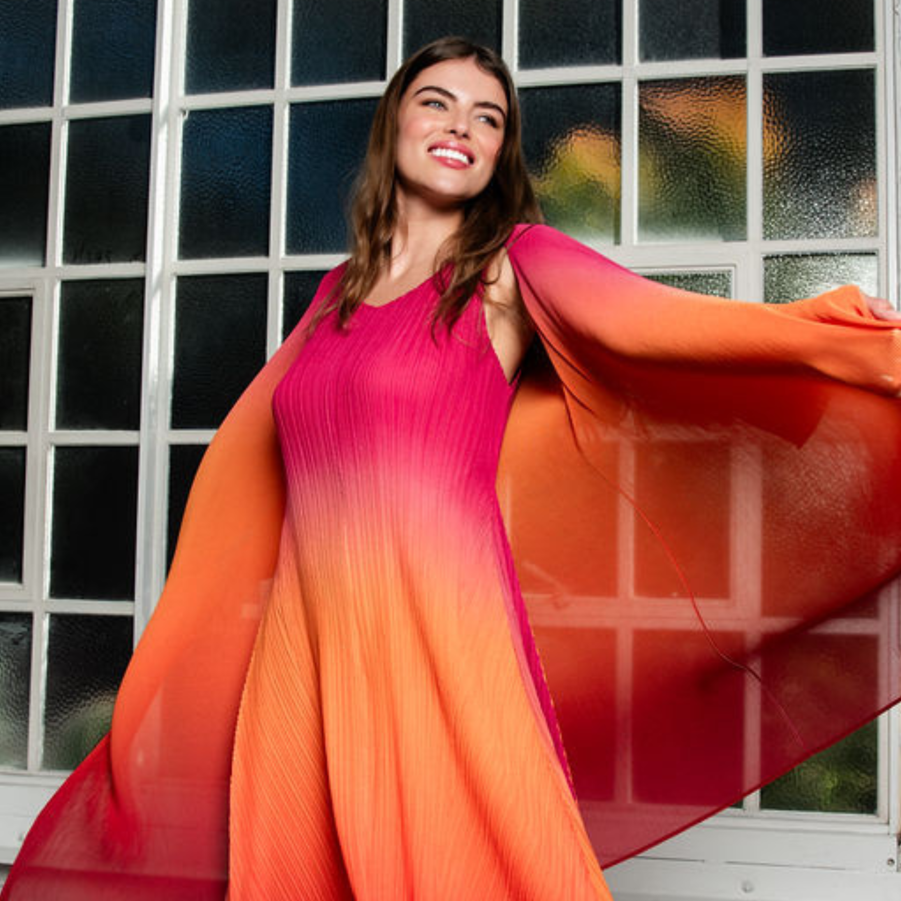 Long Estrella Dress - Ombre