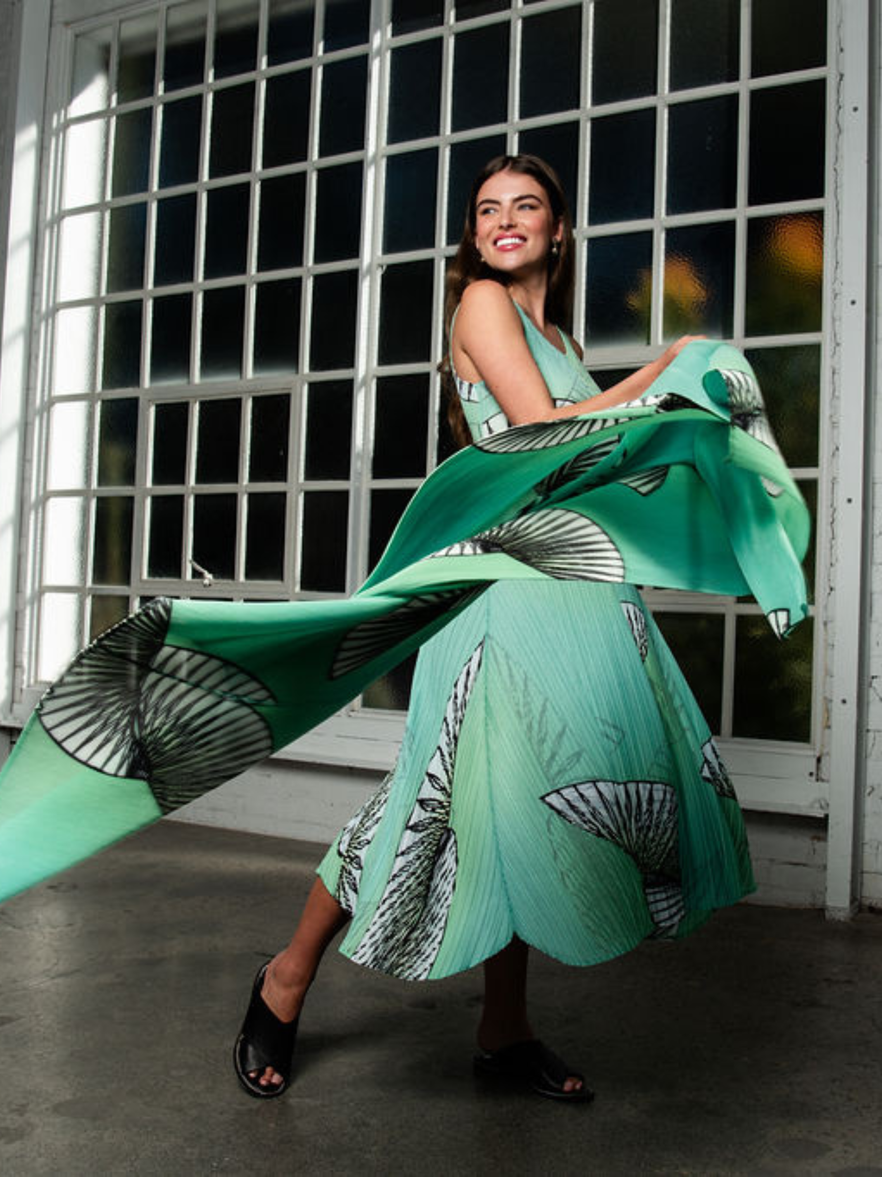 Long Estrella Dress - Prints