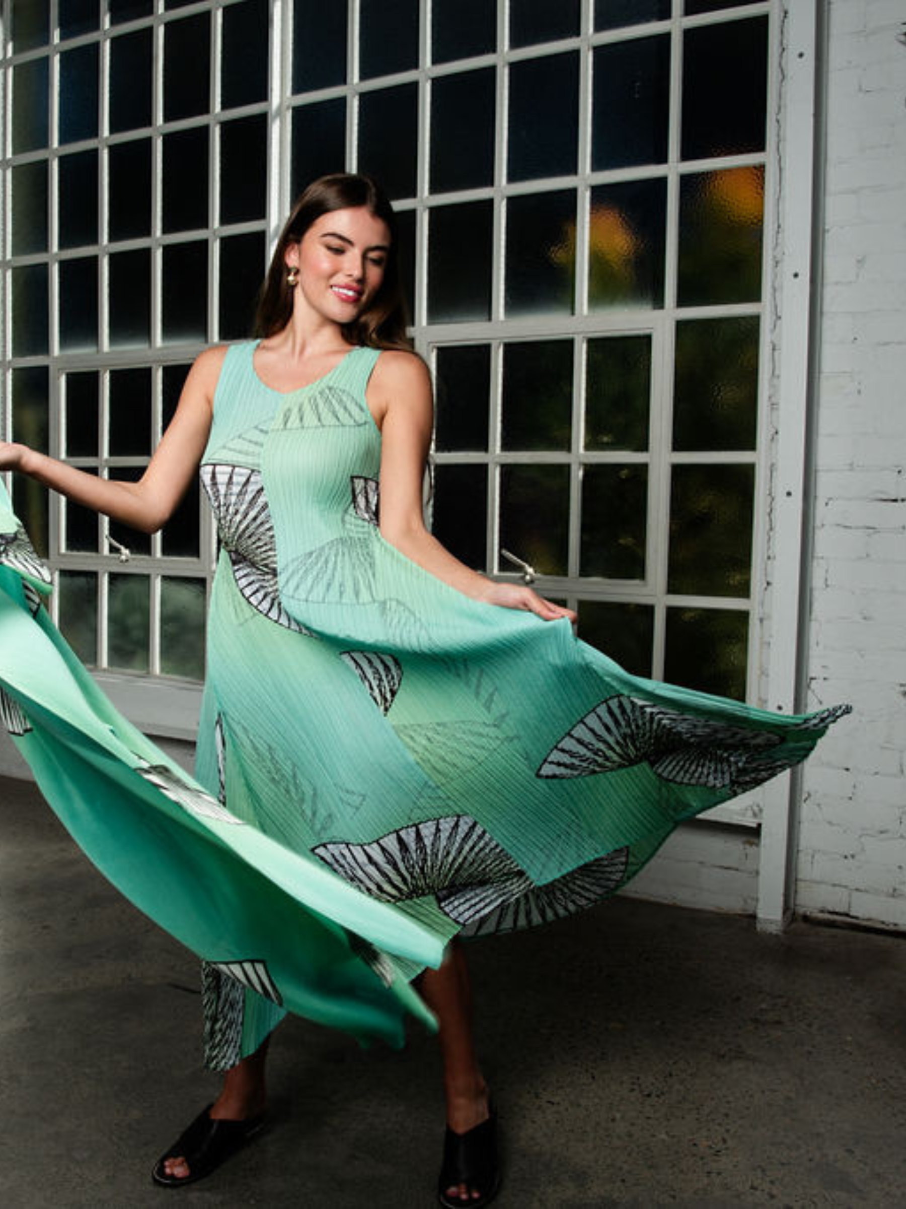 Long Estrella Dress - Prints