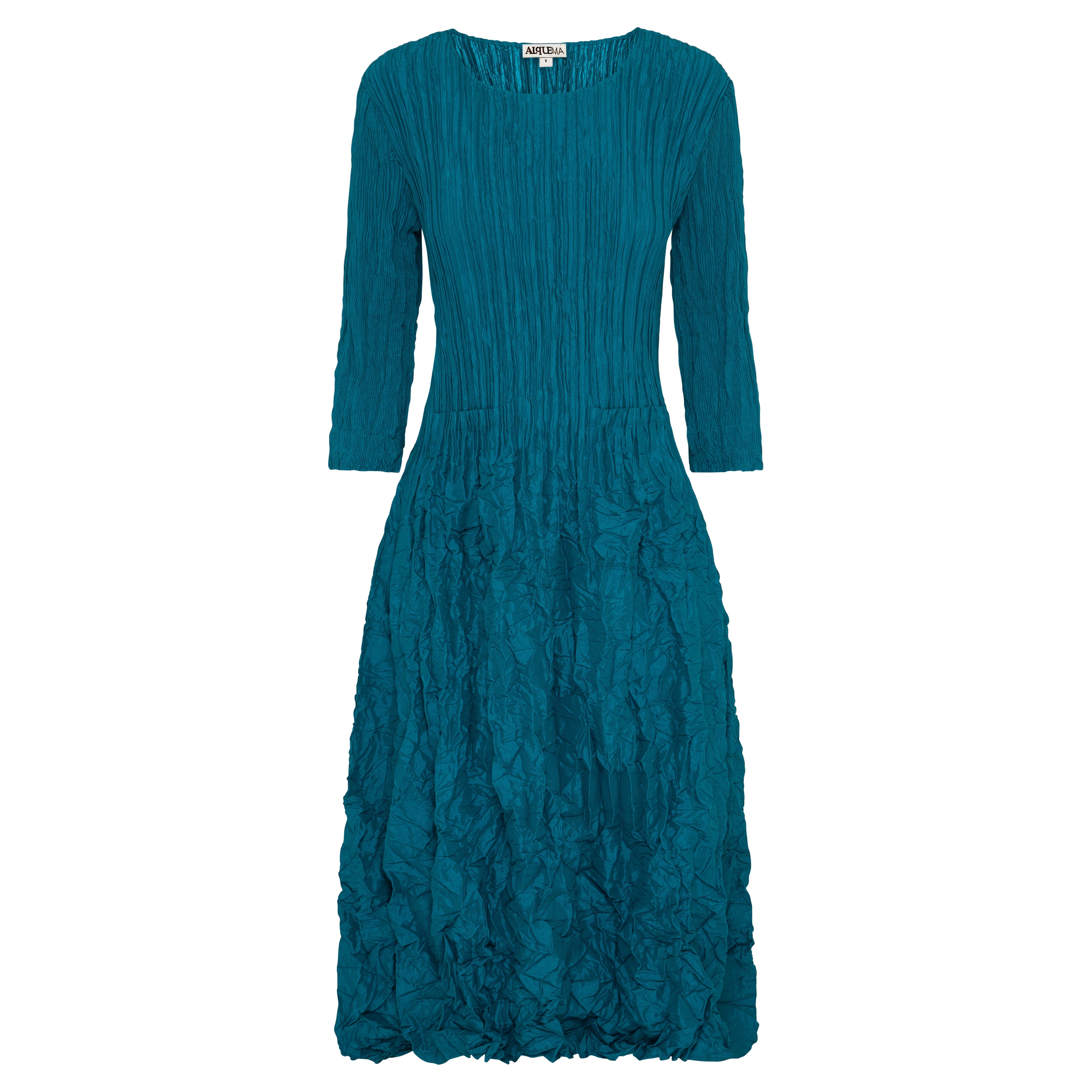 3/4 Sleeve Smash Pocket Dress - Plain Colours | AW26