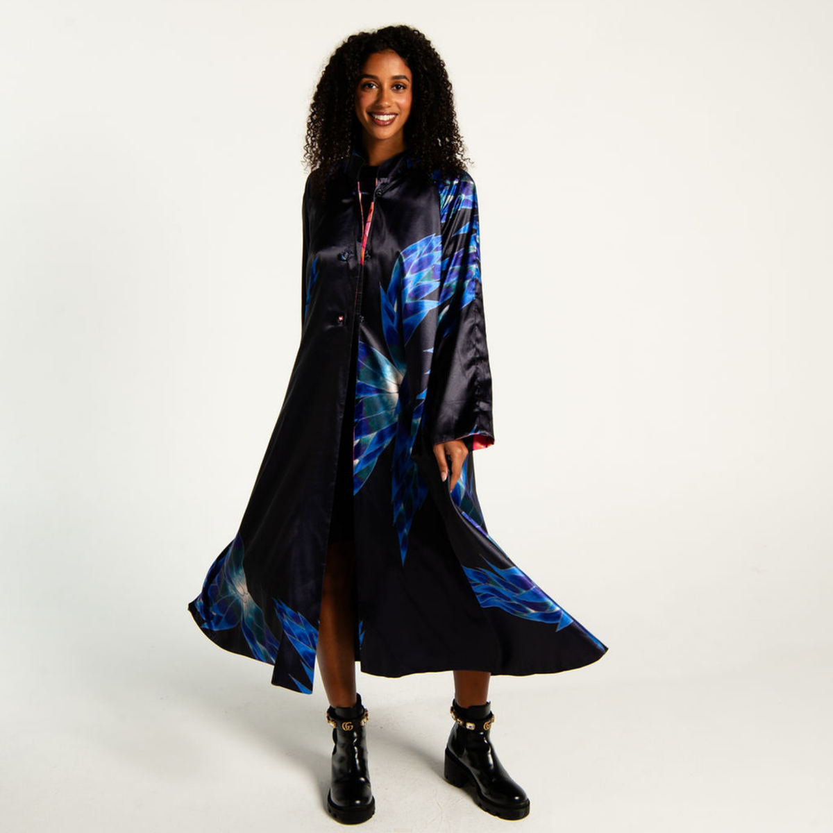 Reversible Satin Coat