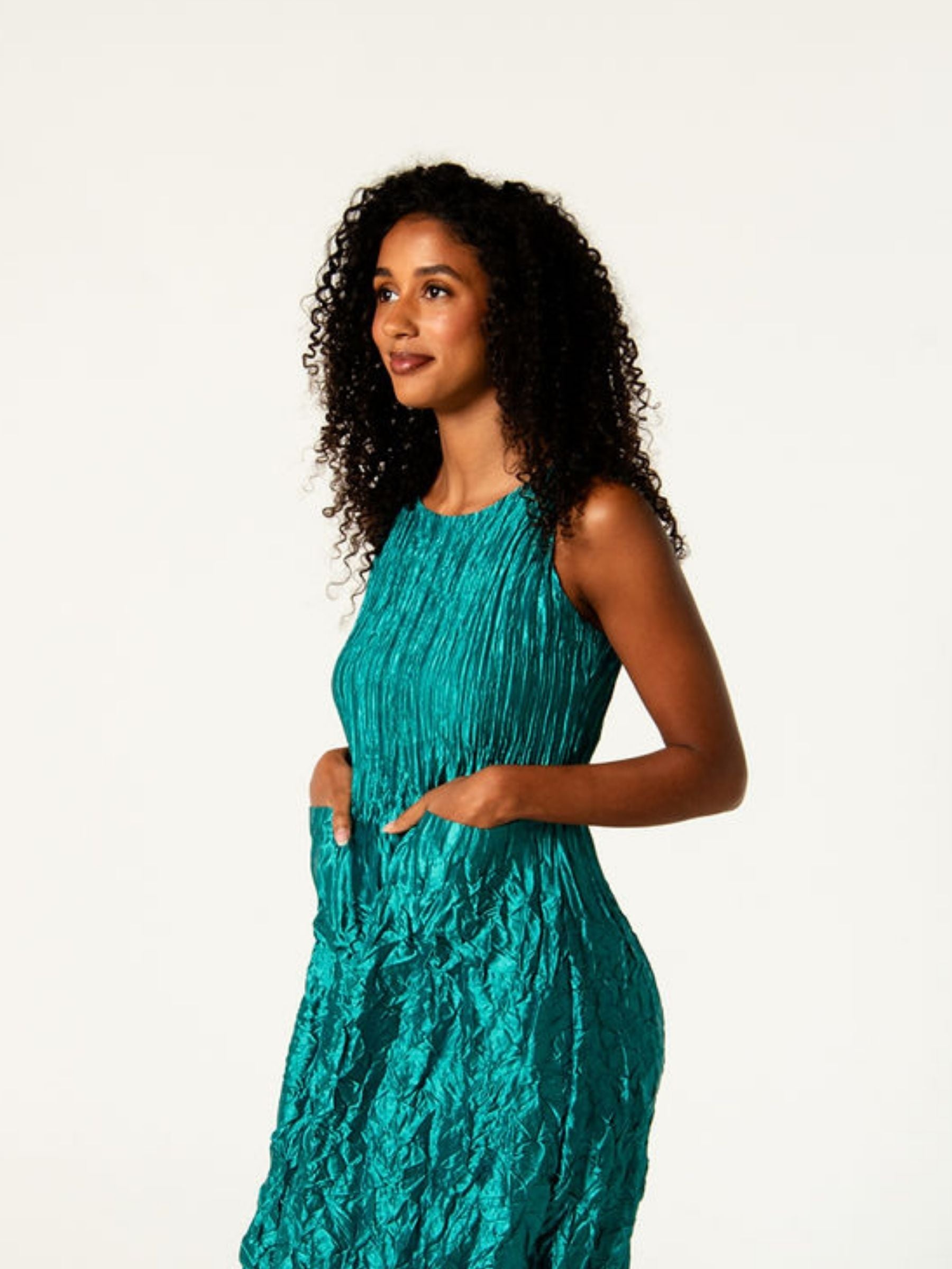 Smash Pocket Dress - Glossy