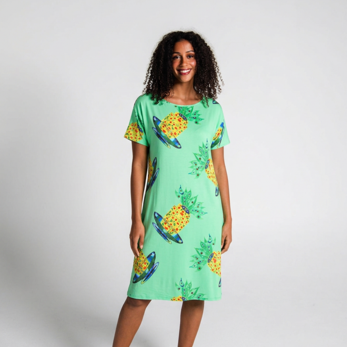 Short Sleeve Bamboo Dress