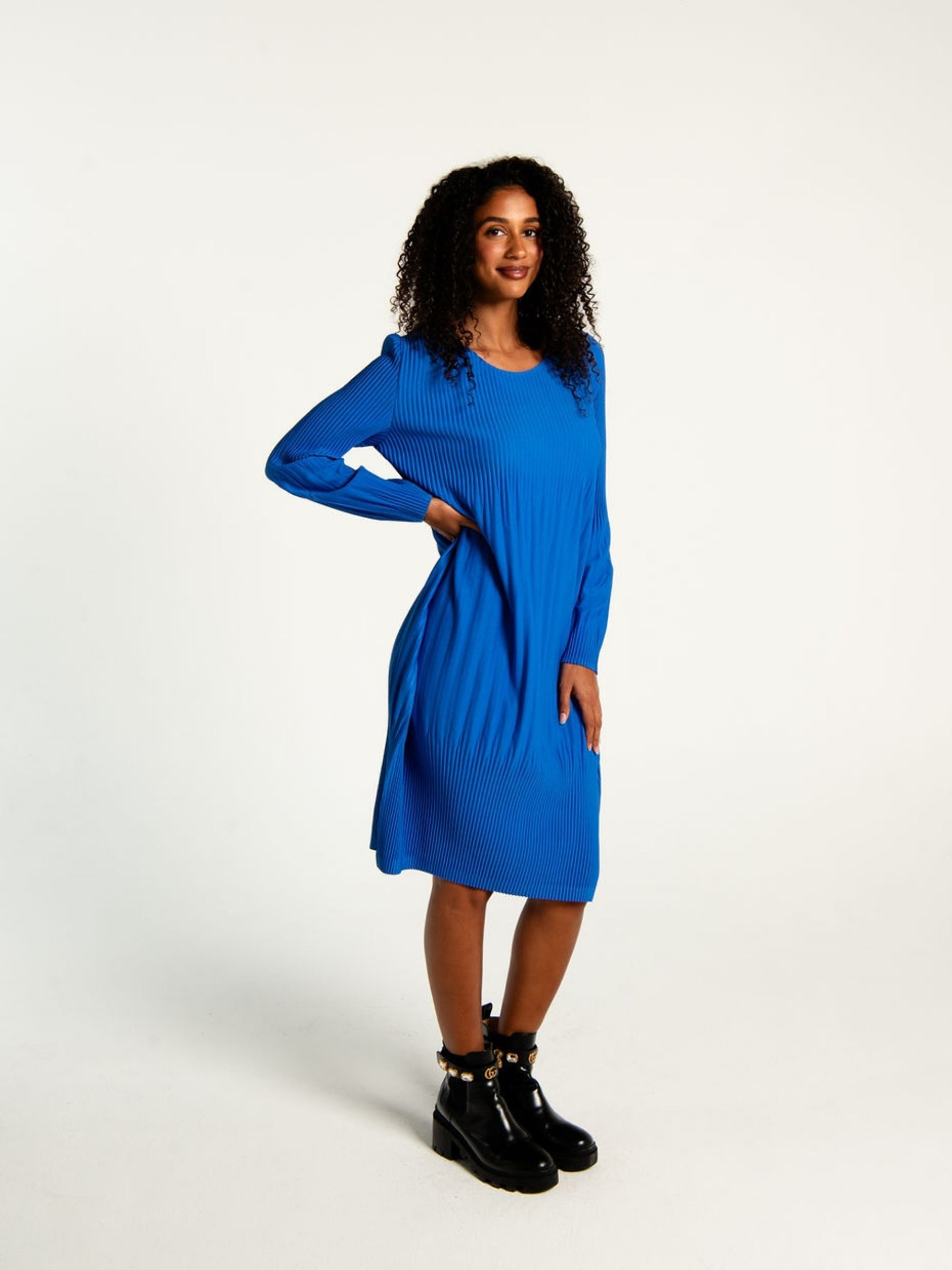 Long Sleeve Baby Doll Dress