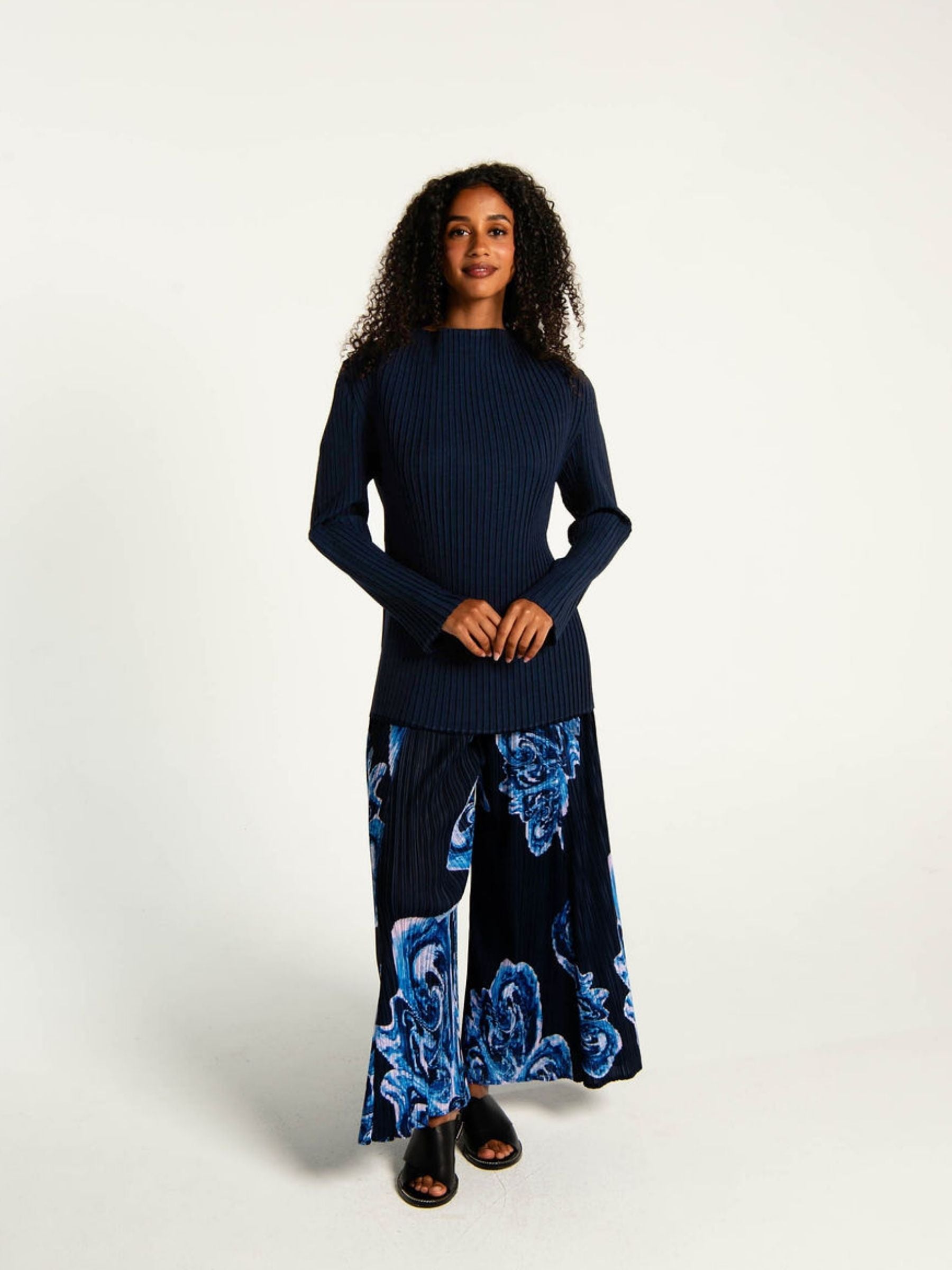 Simply Pleat Swing Pant - Prints