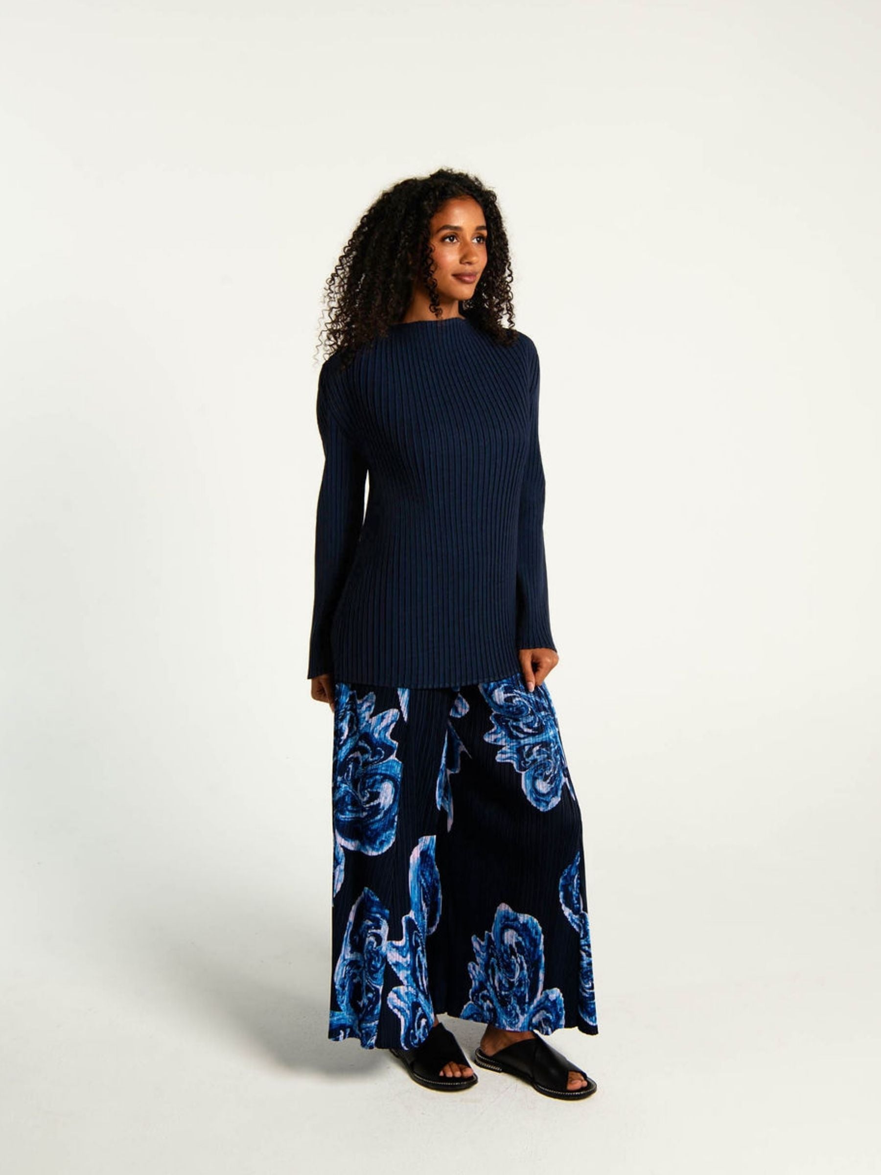 Simply Pleat Swing Pant - Prints