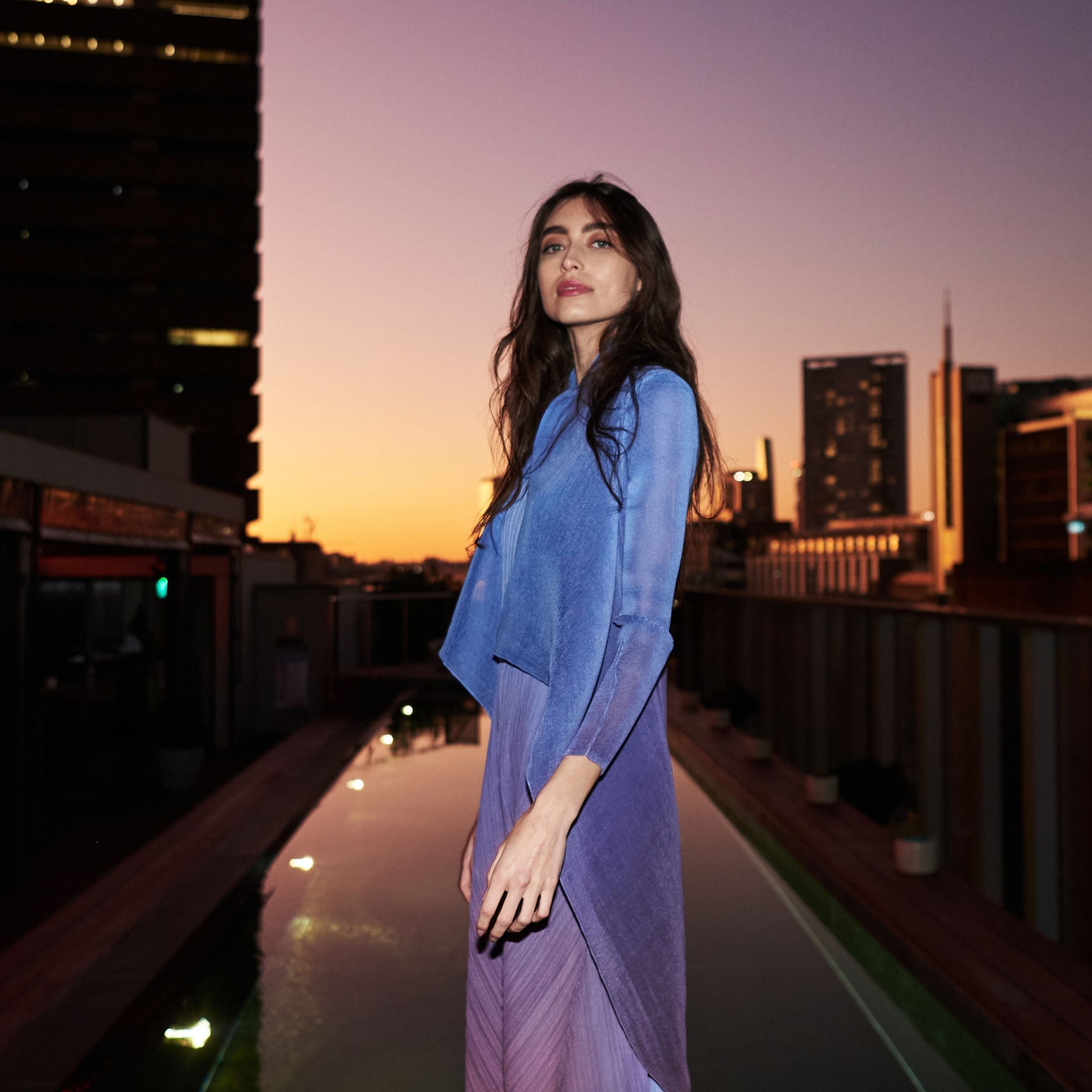 Collare Coat - Ombre