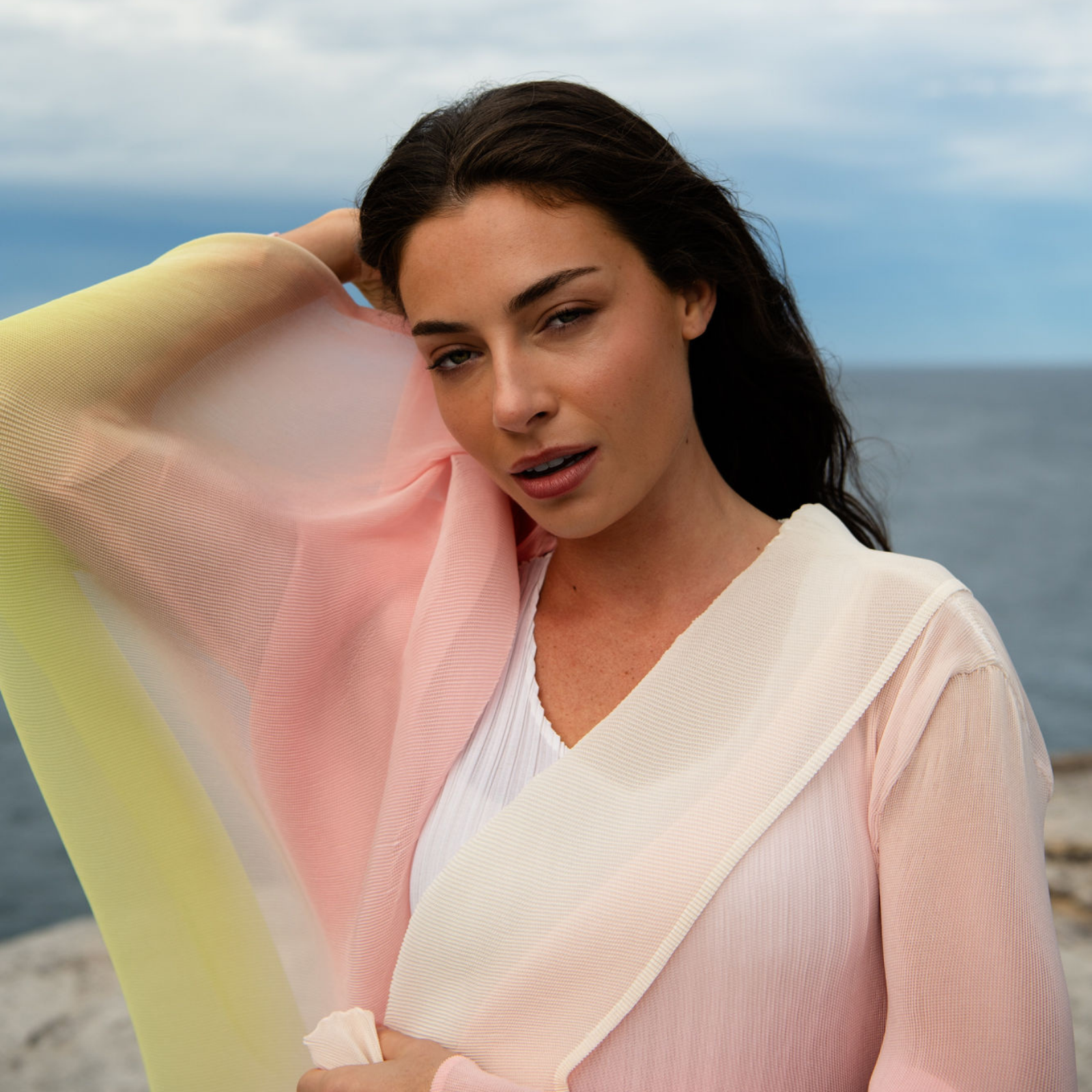 Collare Coat - Ombre