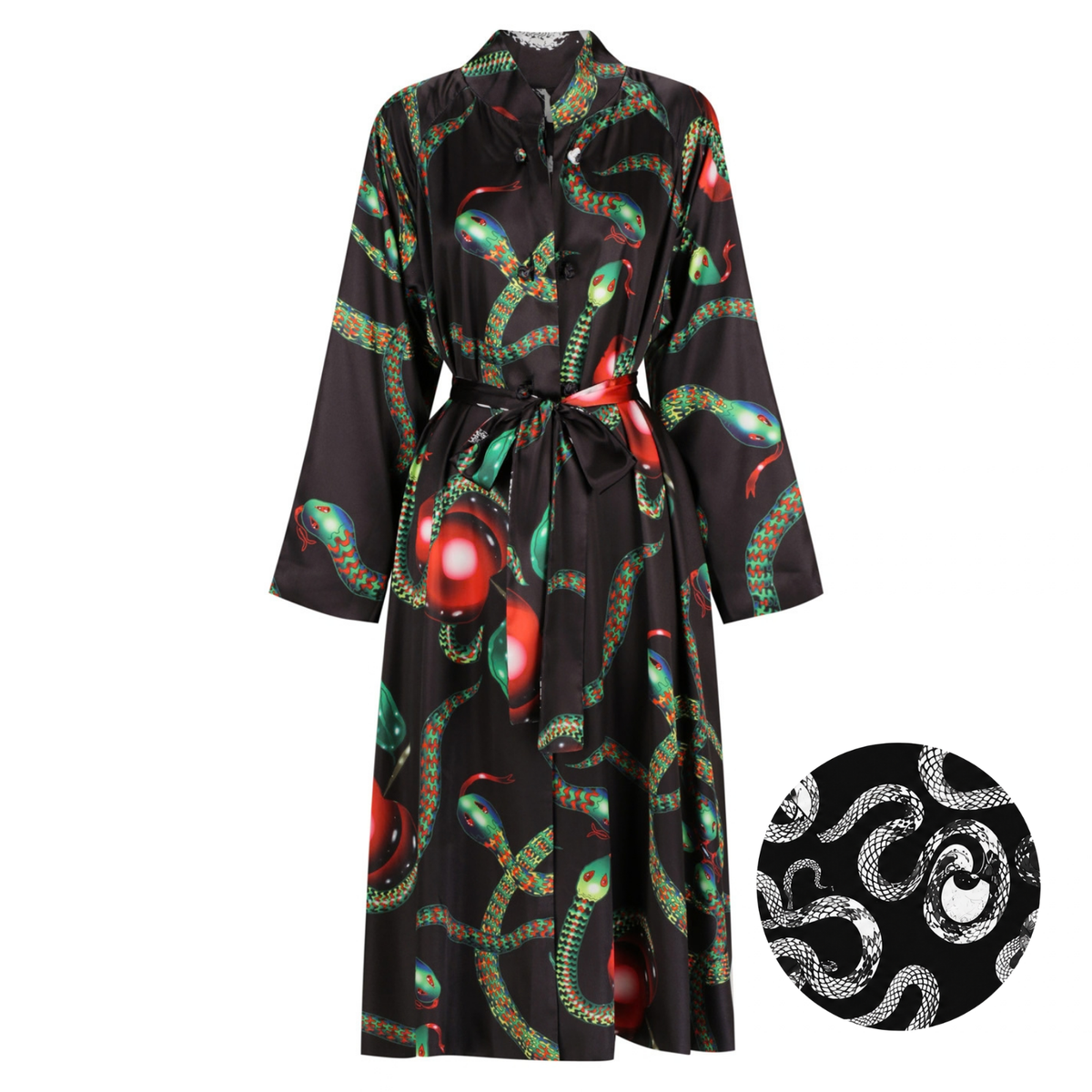 Reversible Satin Coat