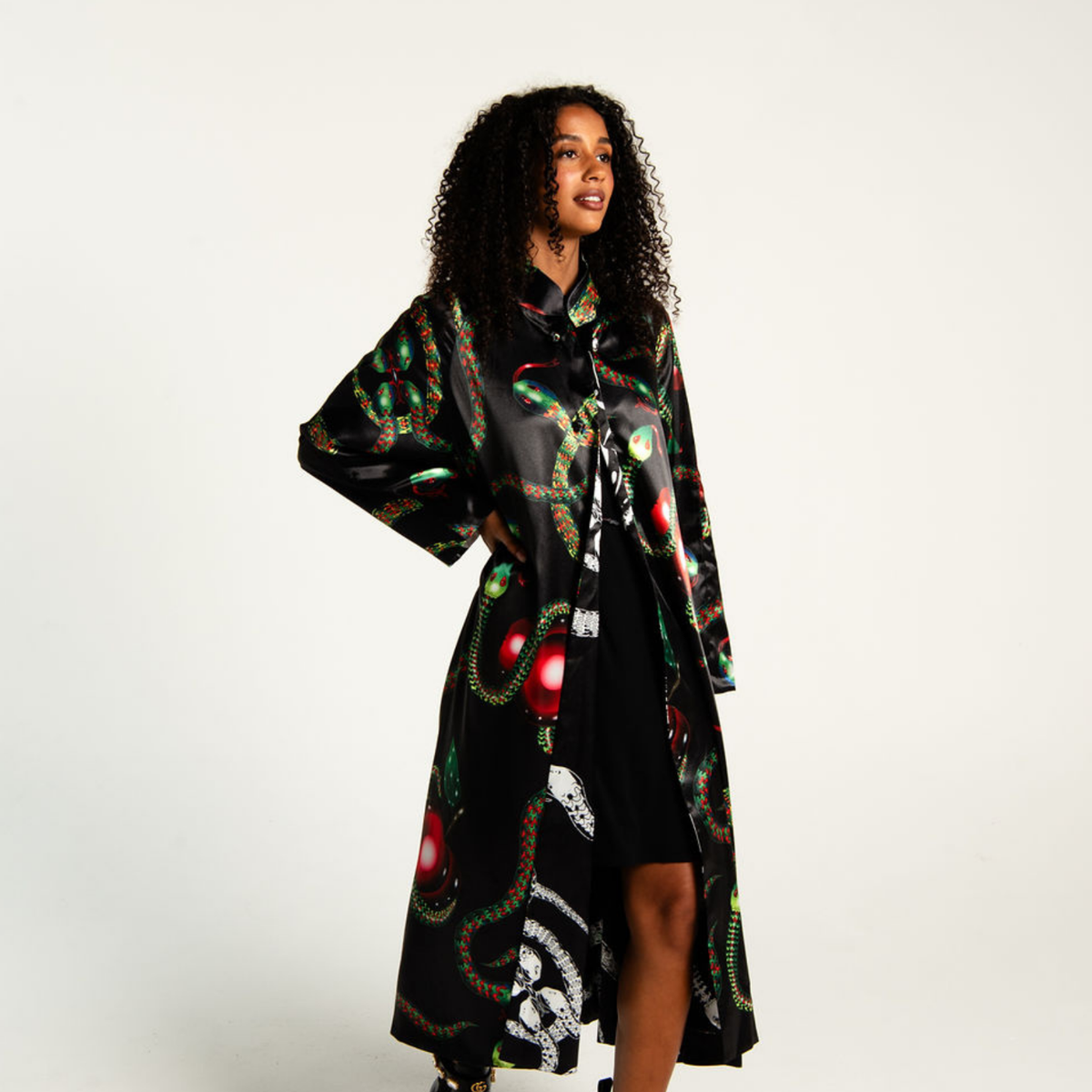 Reversible Satin Coat