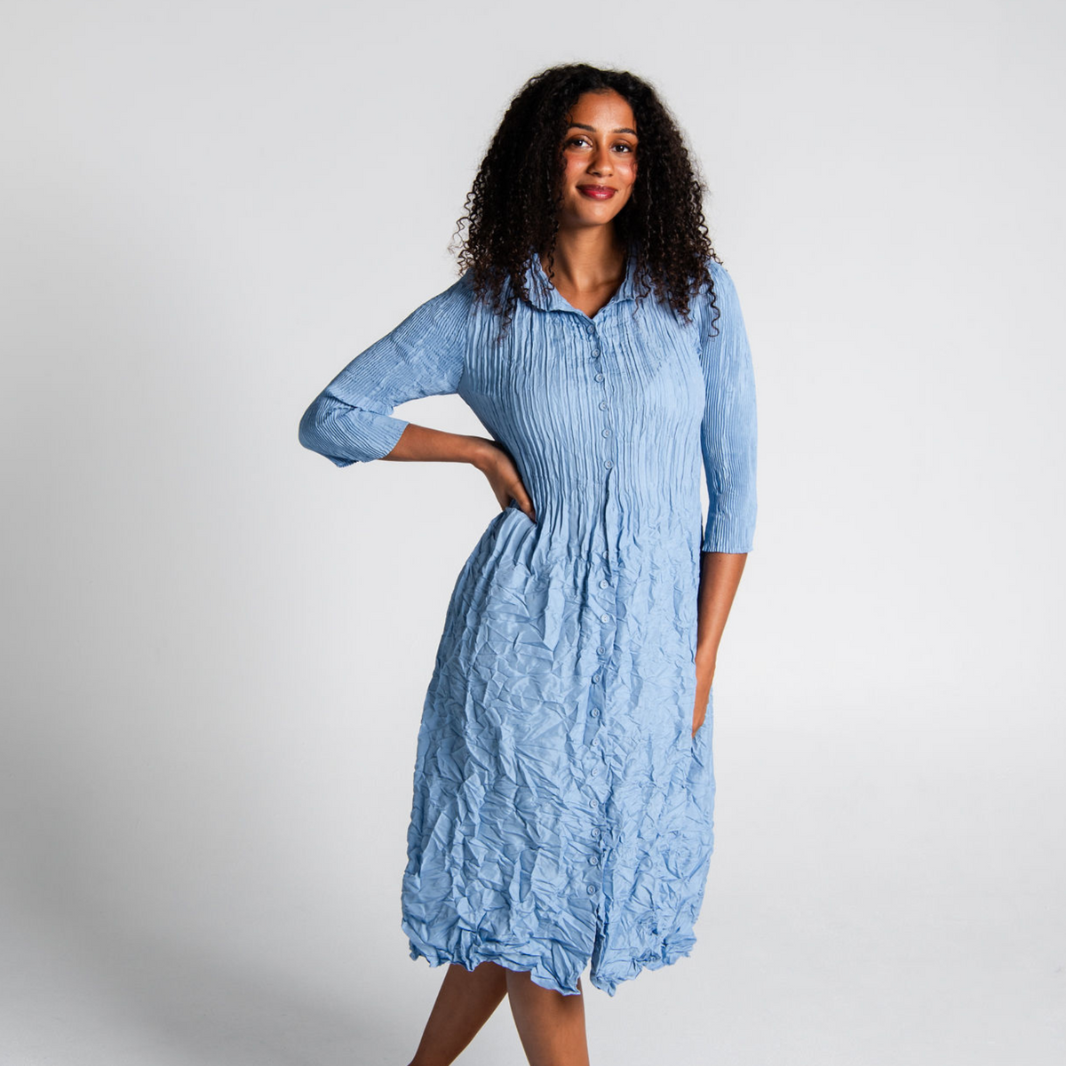 Nehru Coat Dress - Plain