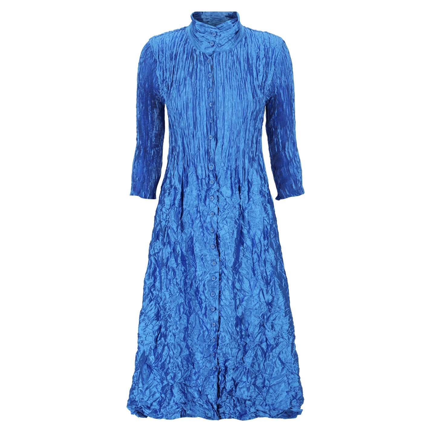 Metallic Nehru Coat Dress