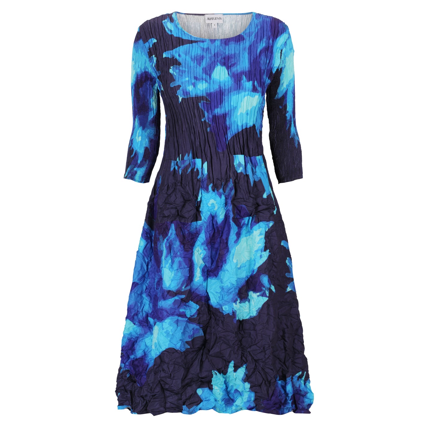 3/4 Sleeve Smash Pocket Dress - Prints | SS25