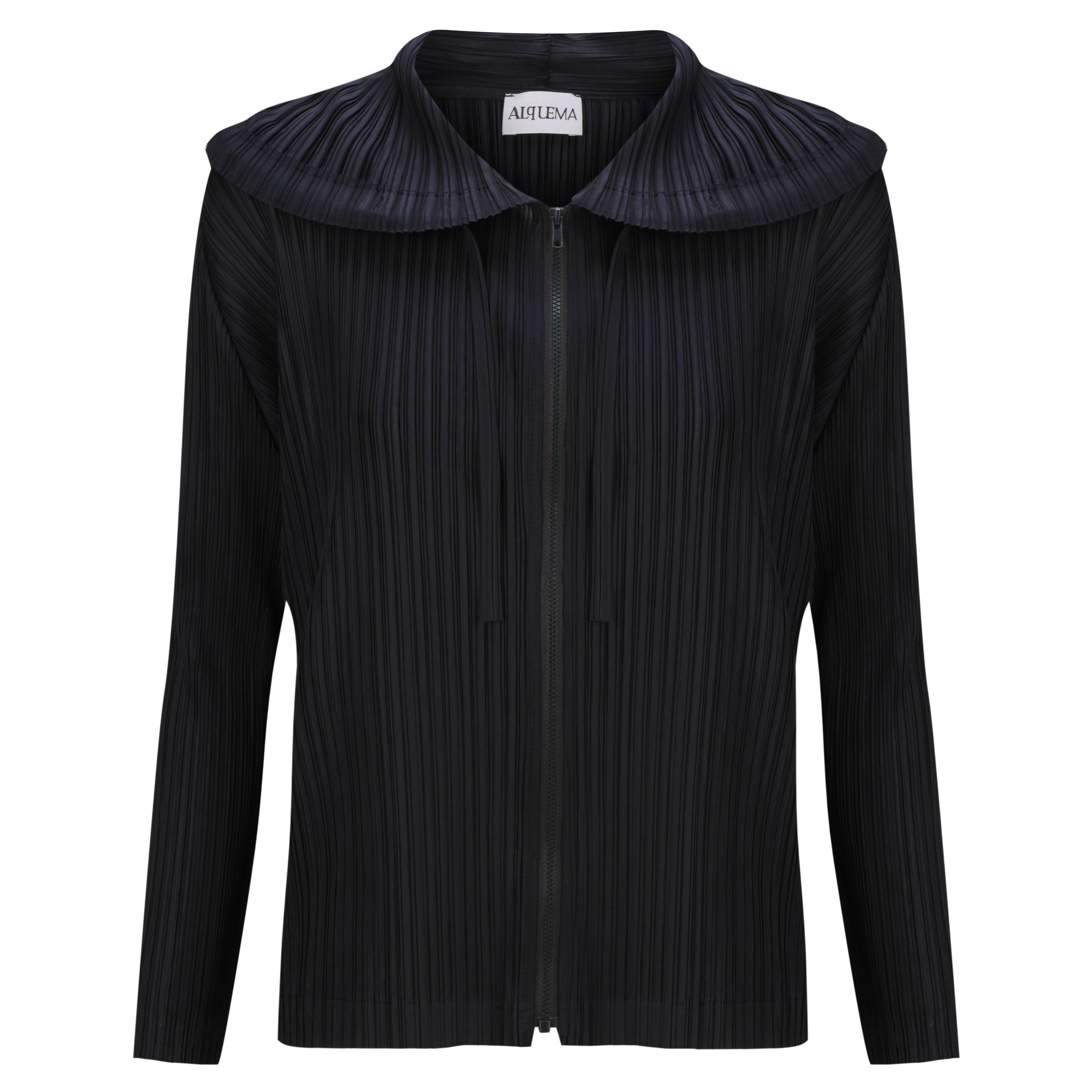 Simply Pleat Hoodie Jacket