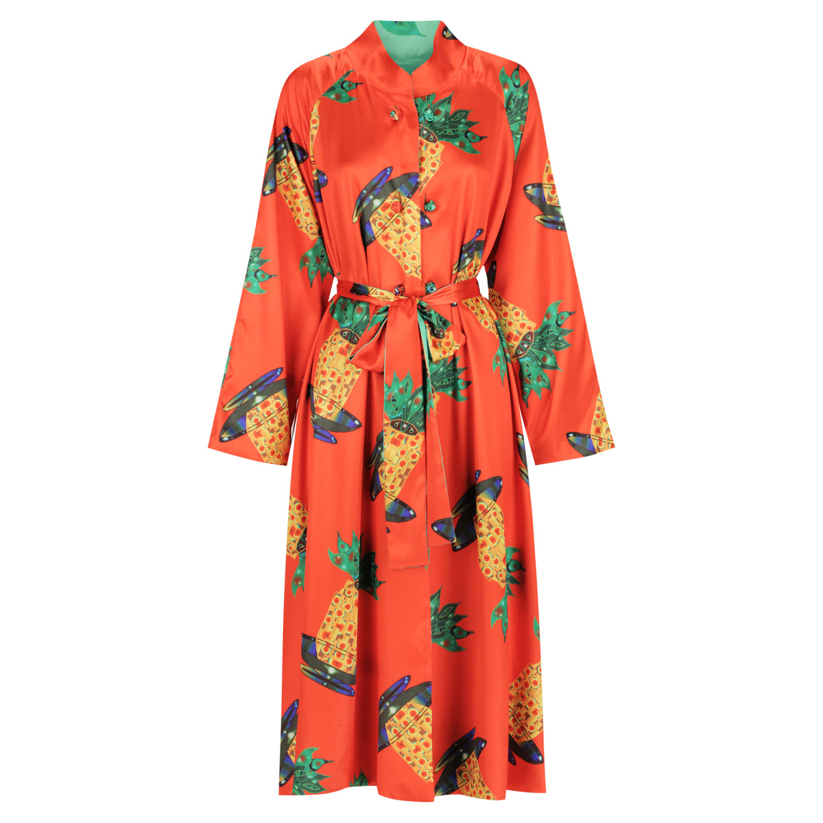 Reversible Satin Coat