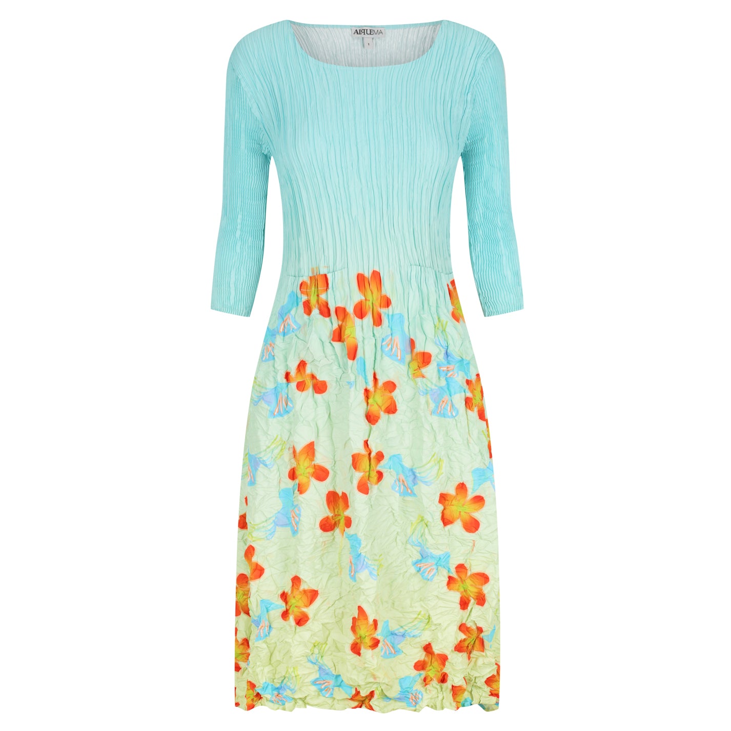 3/4 Sleeve Dress - Prints | Alquema