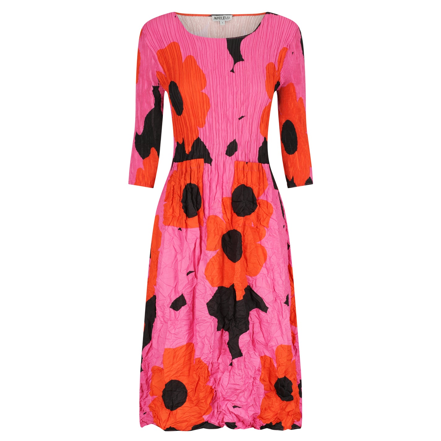 3/4 Sleeve Dress - Prints | Alquema