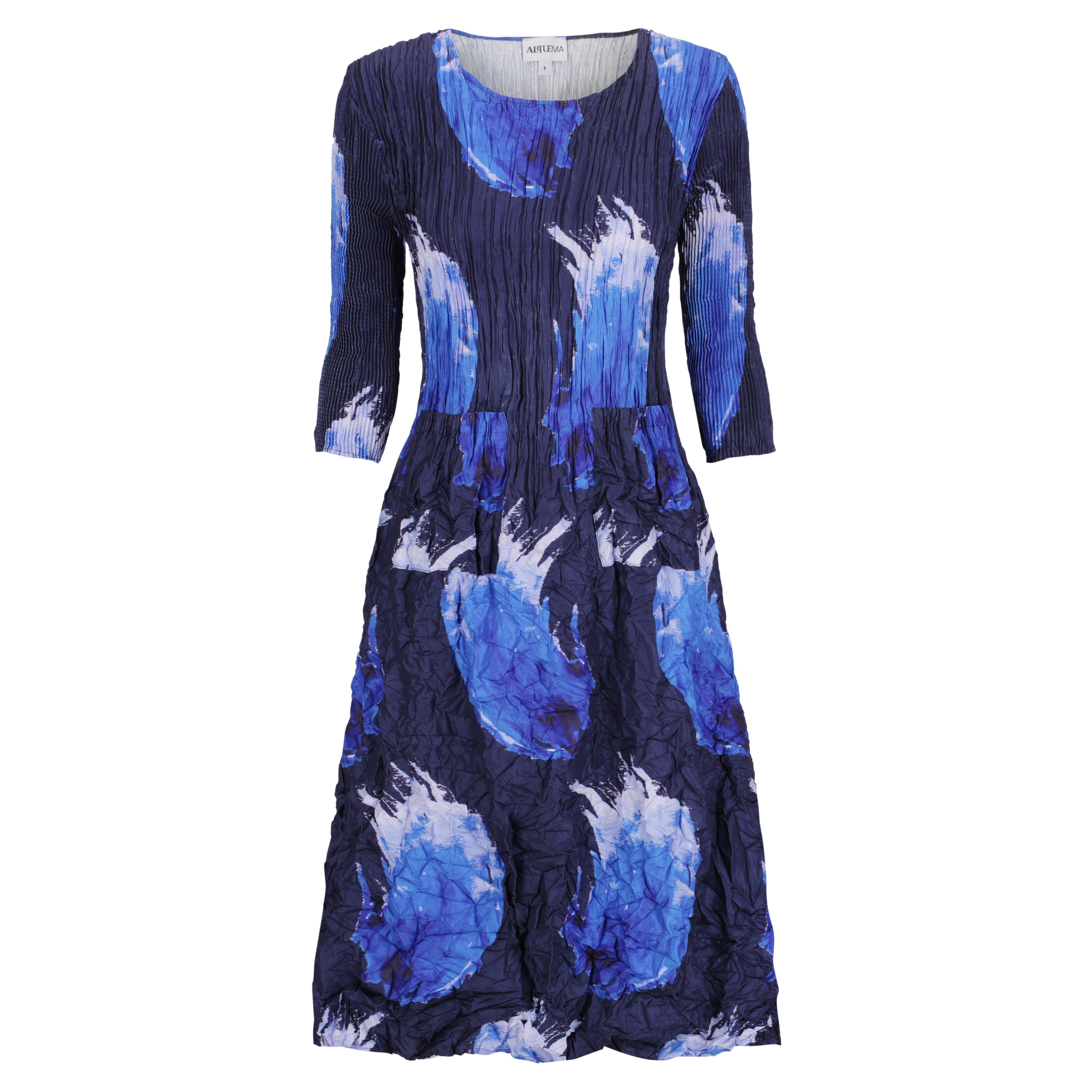 3/4 Sleeve Smash Pocket Dress - Prints | AW25