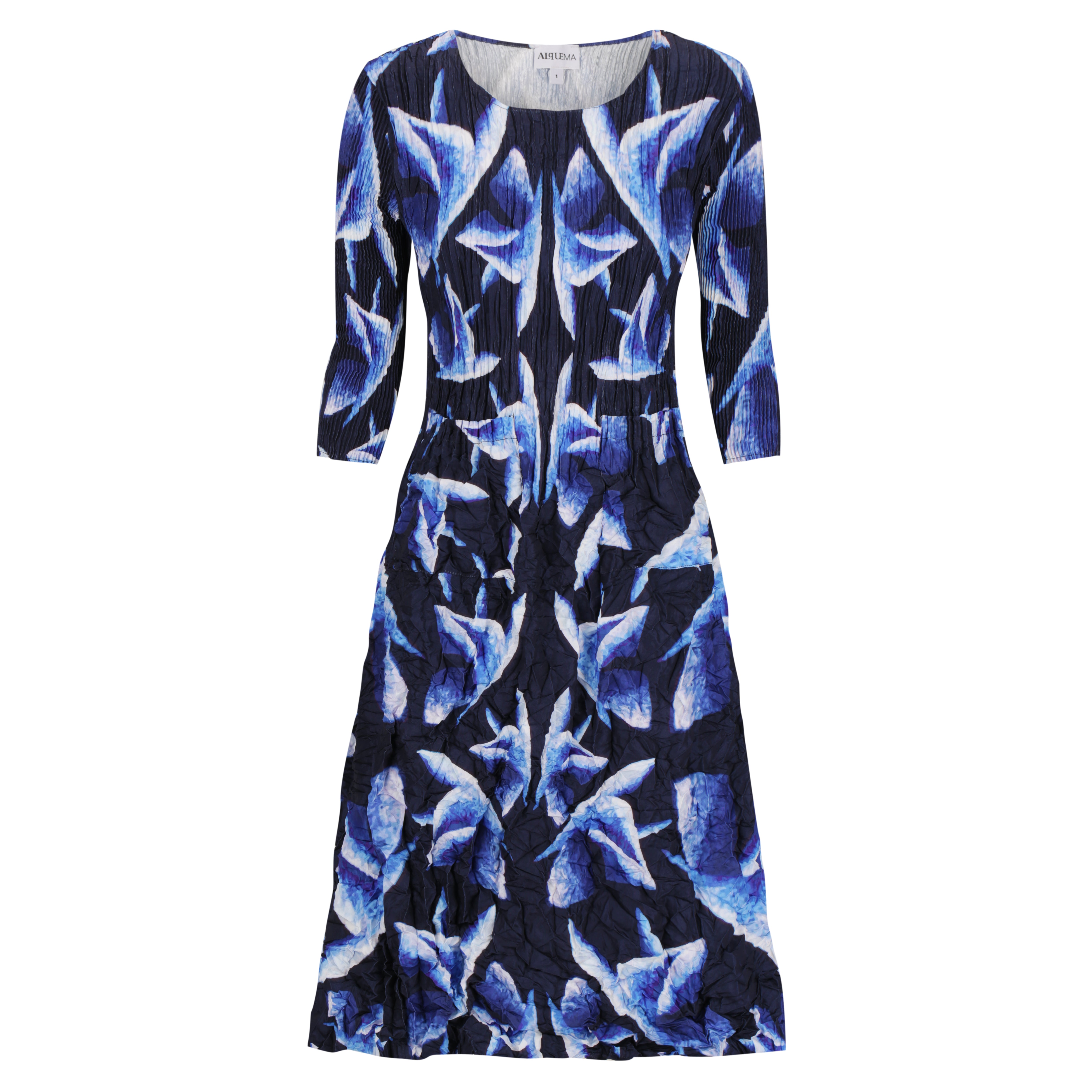 3/4 Sleeve Smash Pocket Dress - Prints | AW25