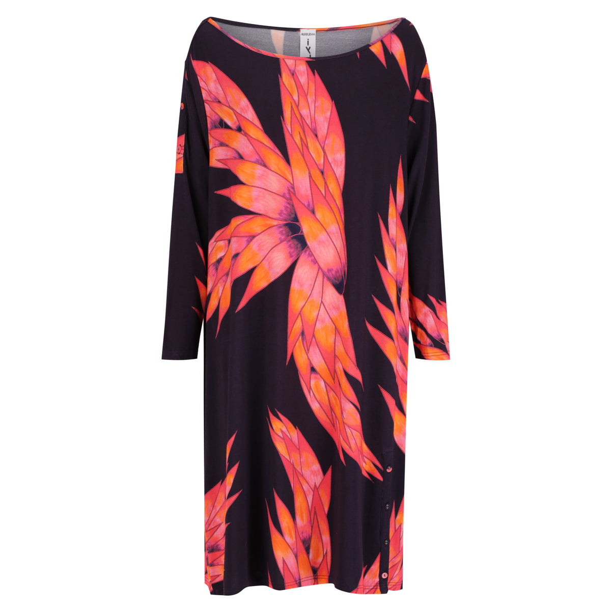 Side Button Bamboo Dress
