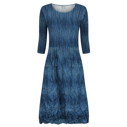 3/4 Sleeve Smash Pocket Dress - Prints | Alquema