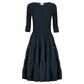 AW24 NEW | Multi 3/4 Sleeve Frill Dress | Alquema
